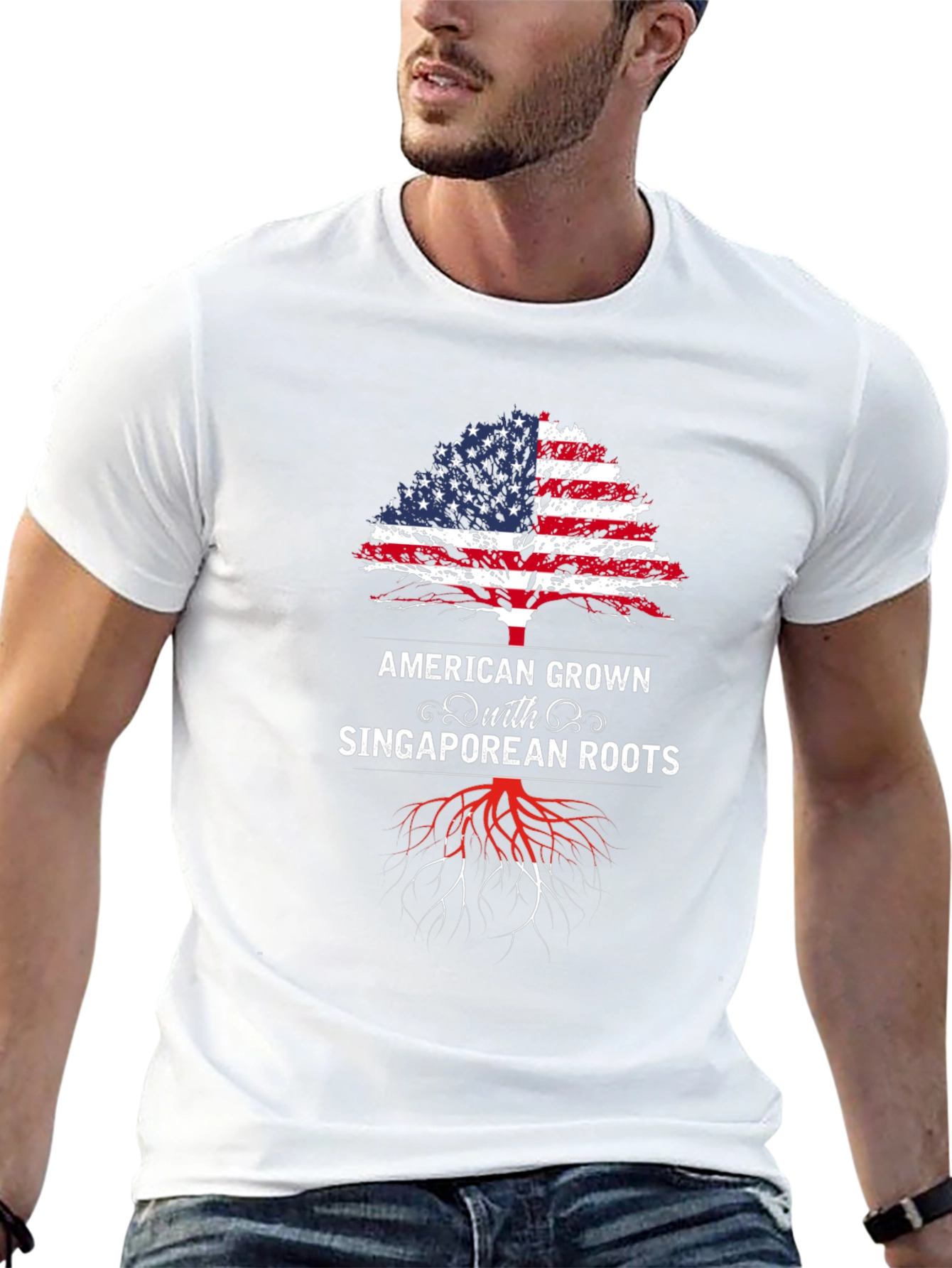 American Grown with Singaporean Roots T-Shirt
