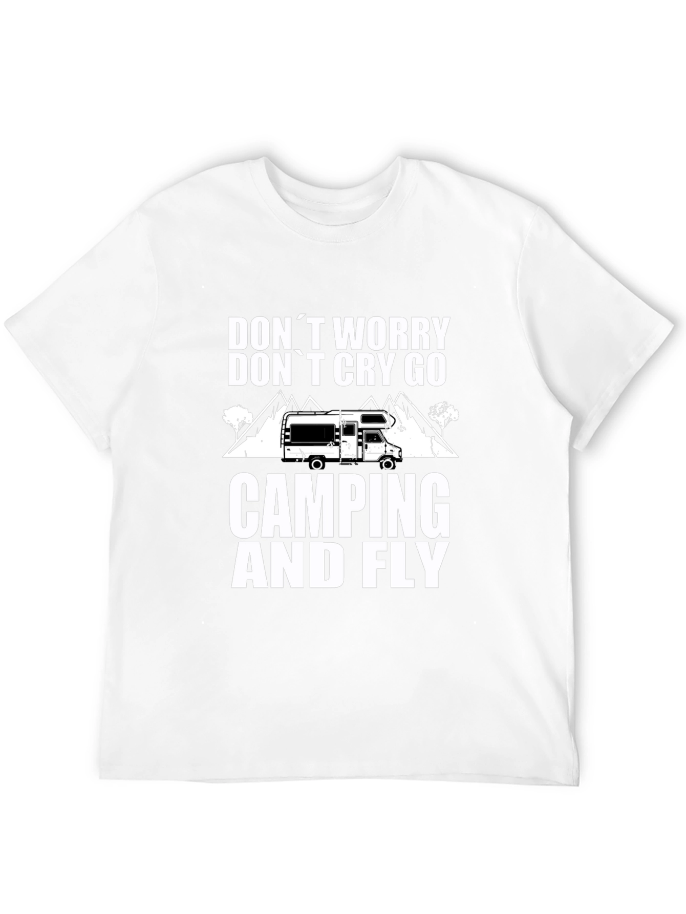 Camping & Fly T-Shirt: Worry-Free Outdoor Adventure