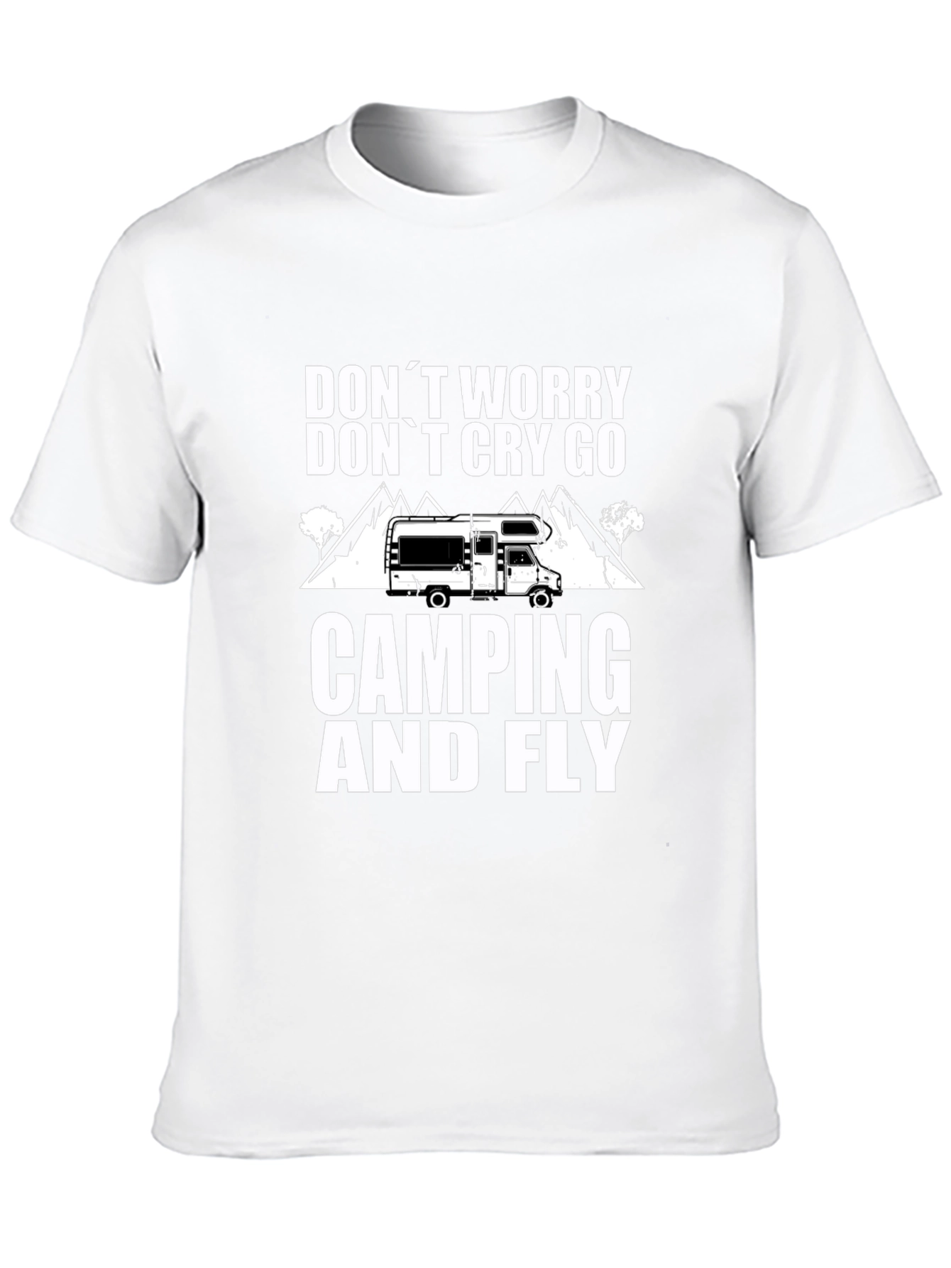 Camping & Fly T-Shirt: Worry-Free Outdoor Adventure