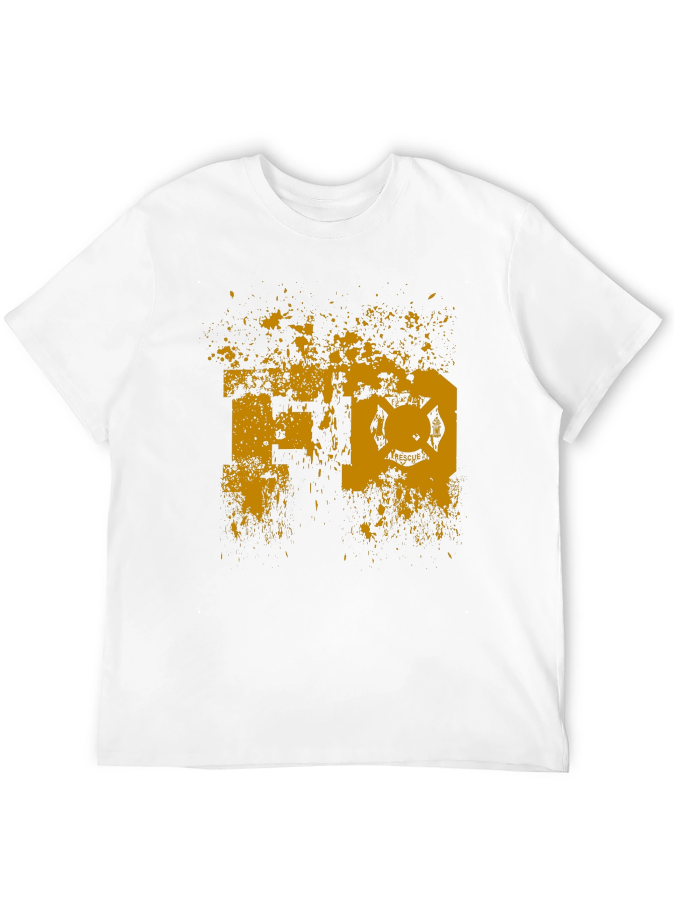 FD Rescue Black T-Shirt - Fire Department