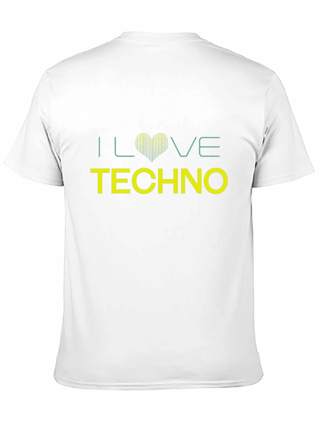 I Love Techno Black T-Shirt