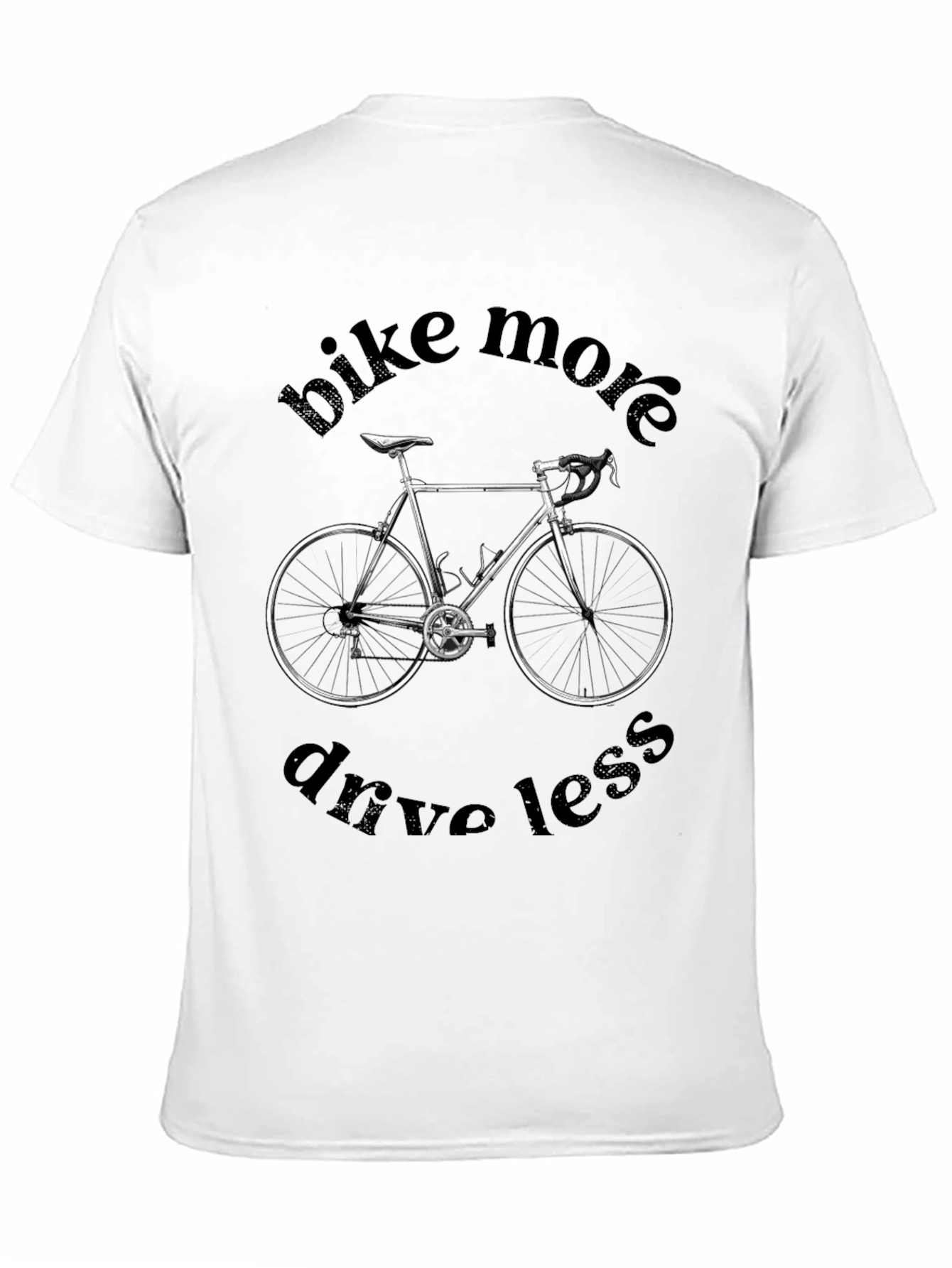 Bike More Drive Less Graphic Tee