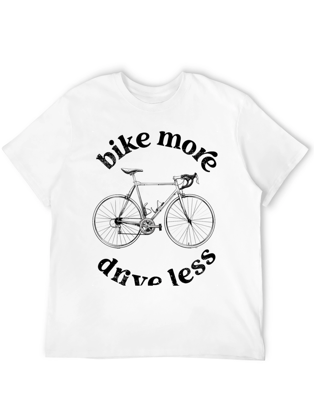 Bike More Drive Less Graphic Tee