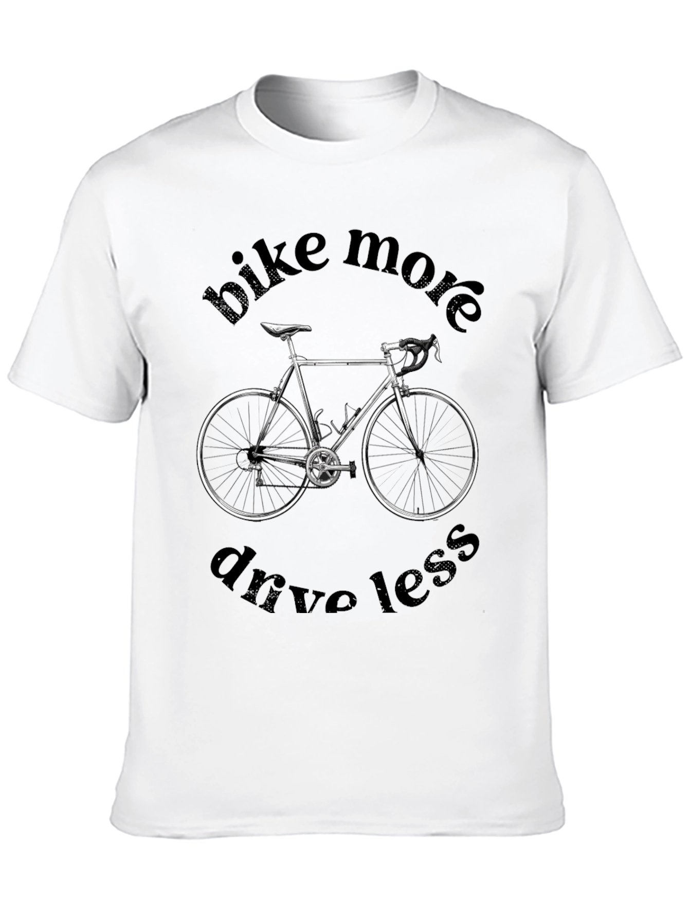Bike More Drive Less Graphic Tee