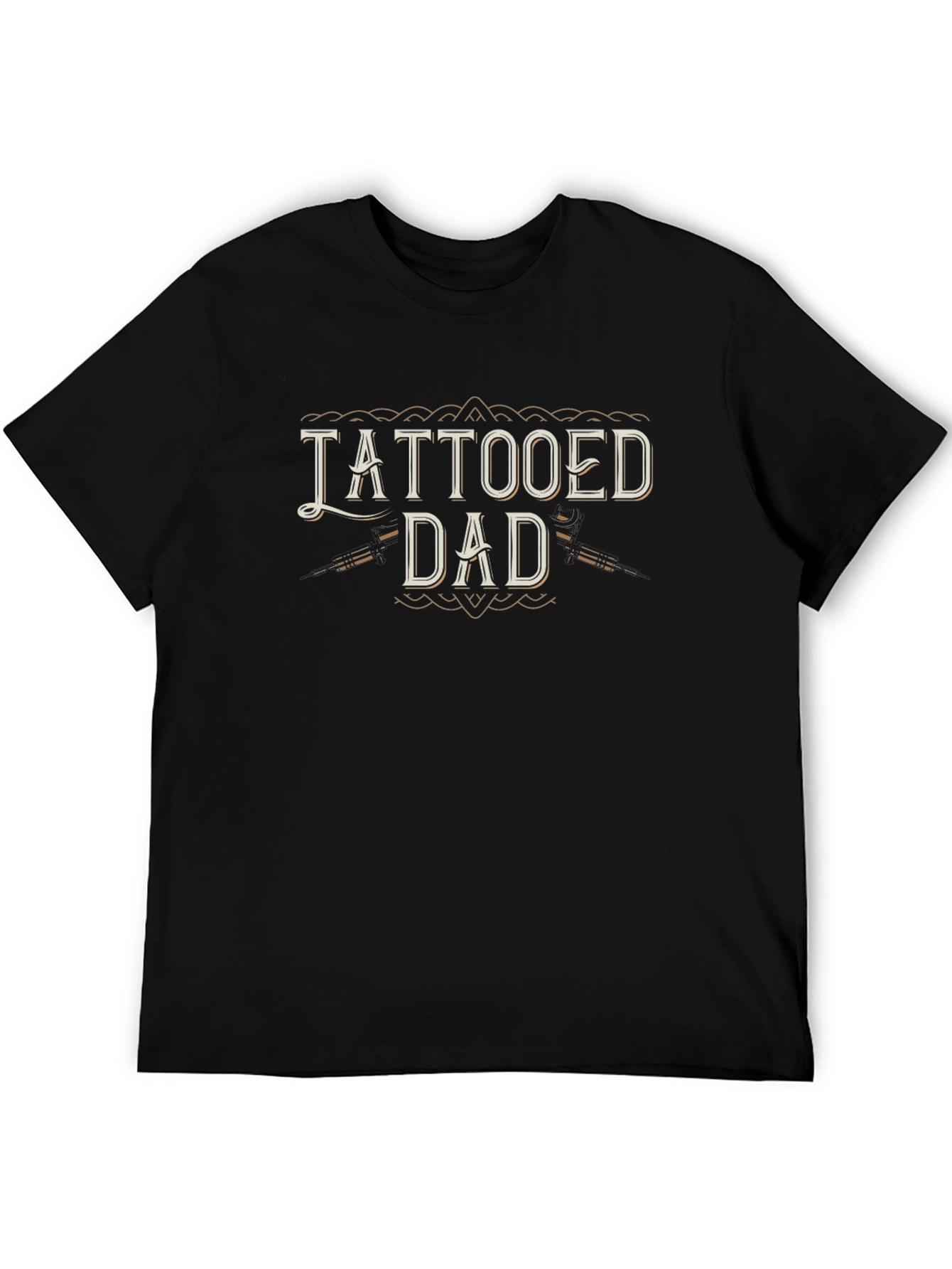 Tattooed Dad Graphic Tee - Cool Fathers Day Shirt