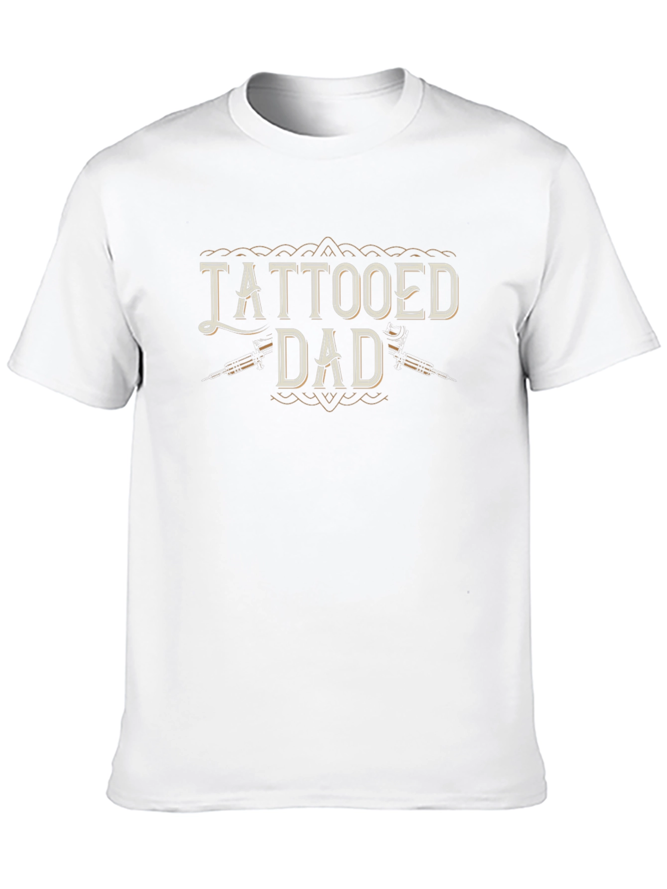 Tattooed Dad Graphic Tee - Cool Fathers Day Shirt
