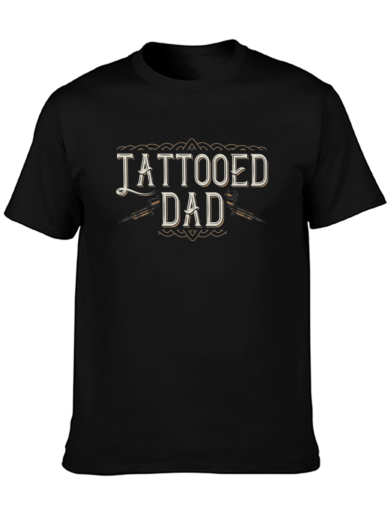 Tattooed Dad Graphic Tee - Cool Fathers Day Shirt
