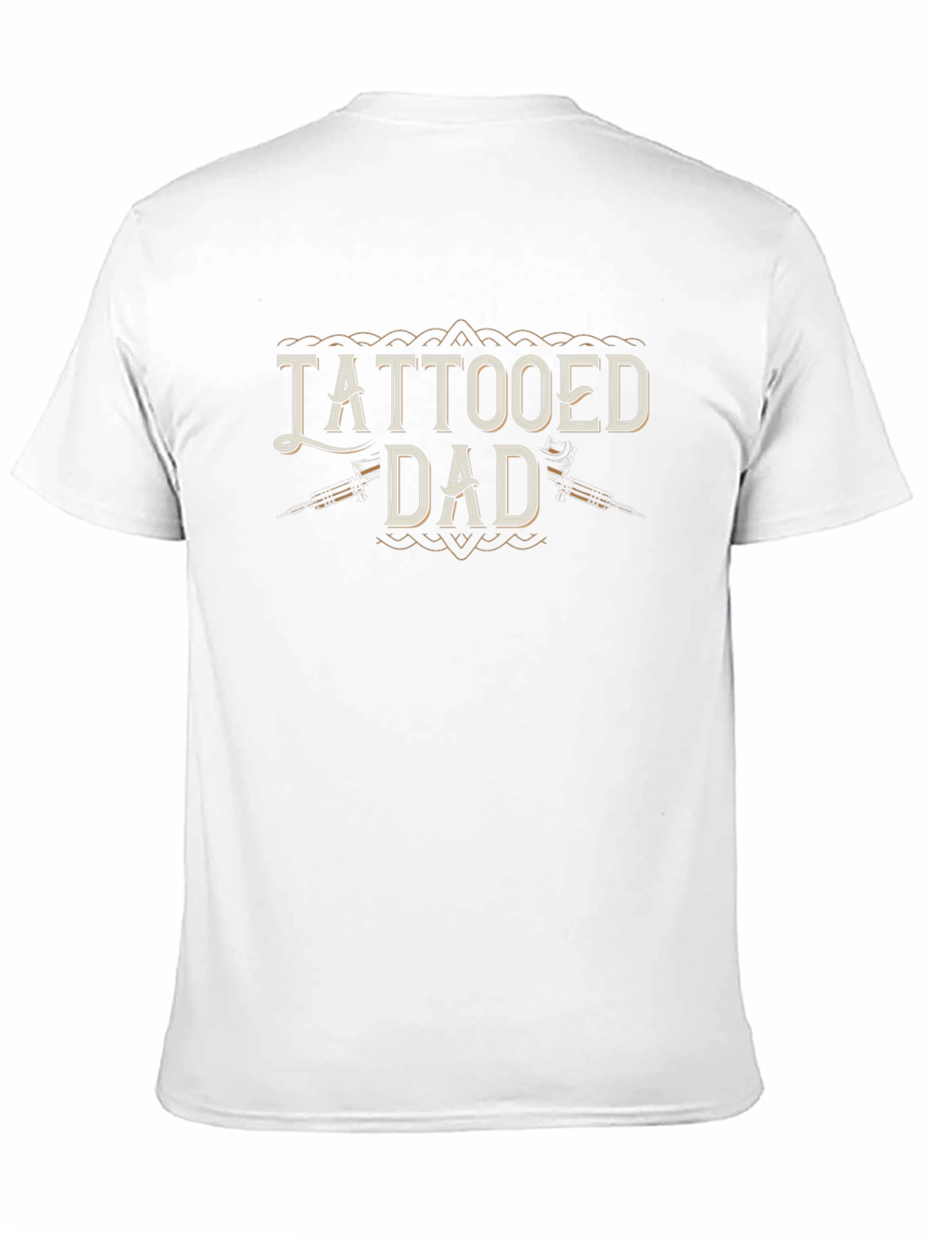 Tattooed Dad Graphic Tee - Cool Fathers Day Shirt