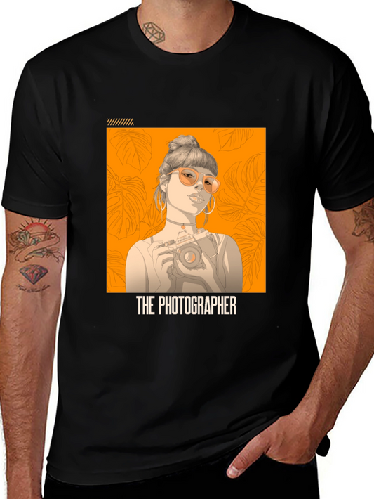 Photographer Graphic Tee - Stylish Unisex Design