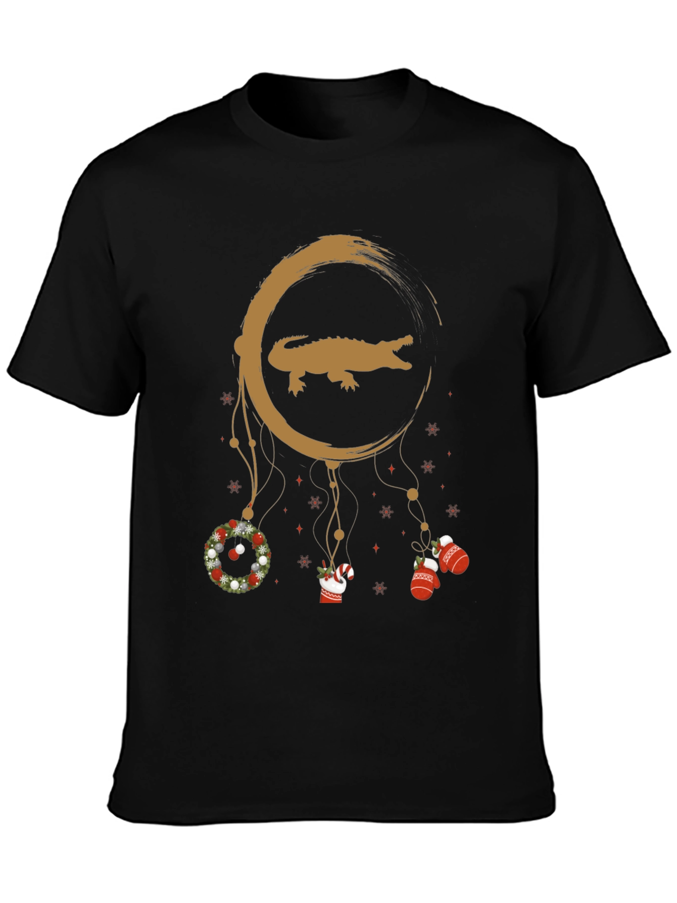 Alligator Christmas Dreamcatcher T-Shirt