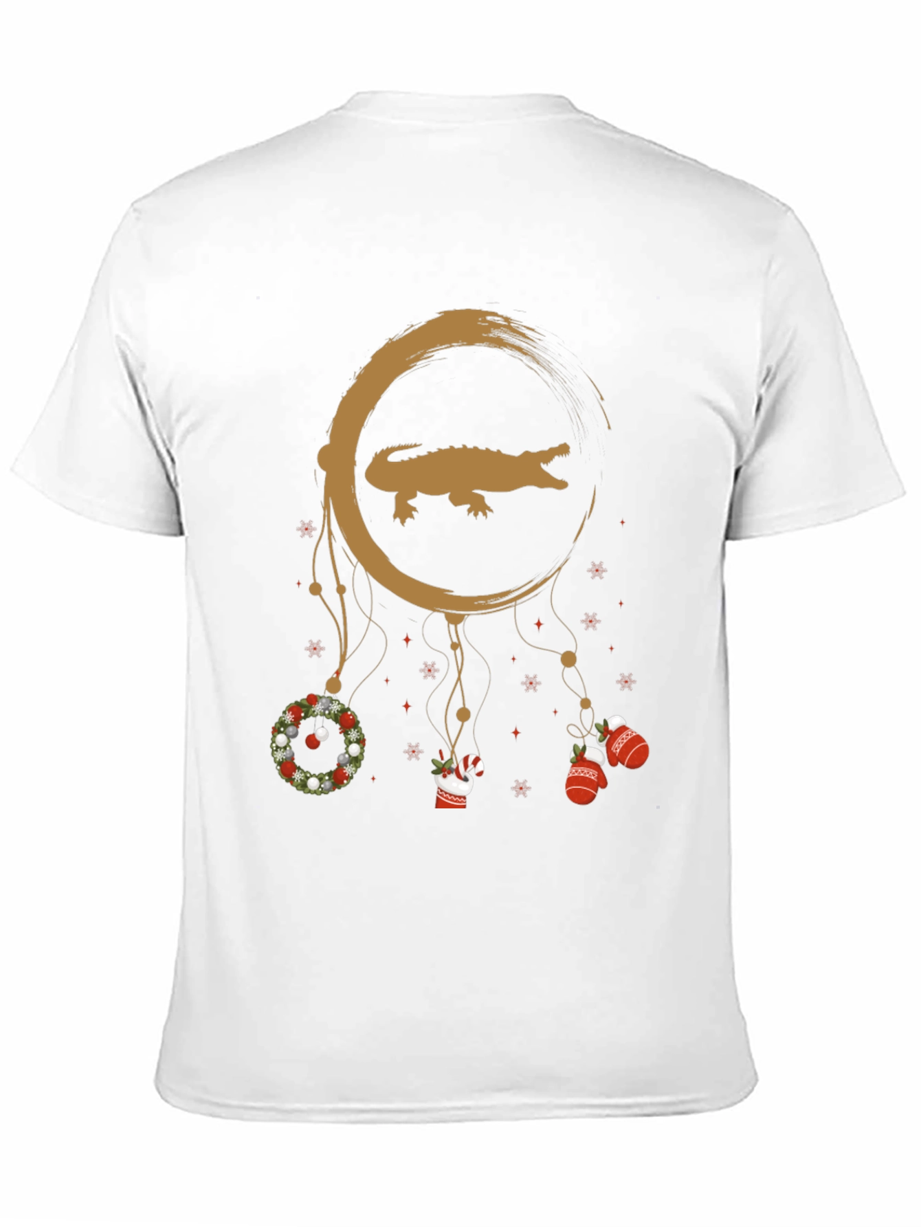 Alligator Christmas Dreamcatcher T-Shirt