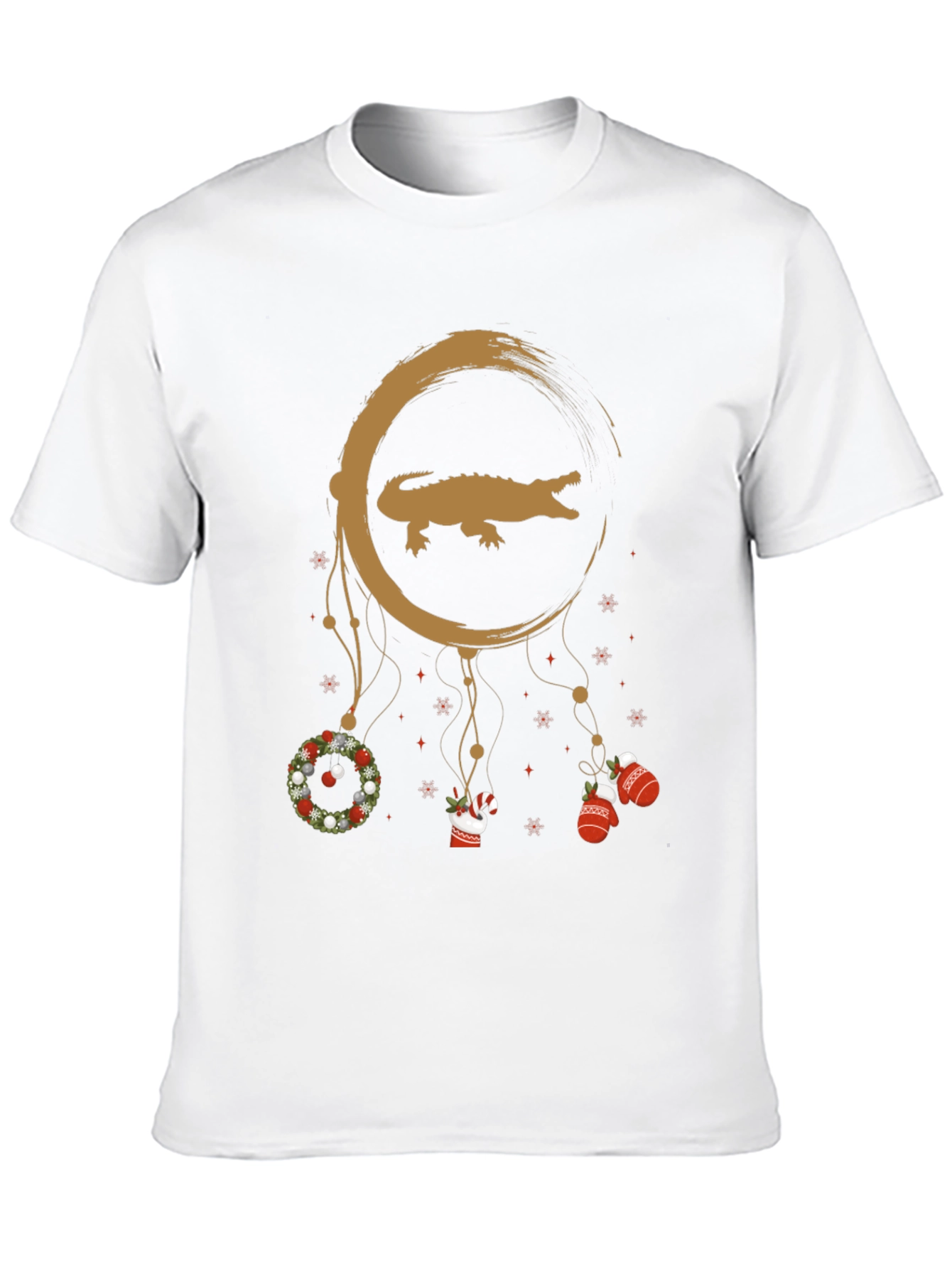 Alligator Christmas Dreamcatcher T-Shirt