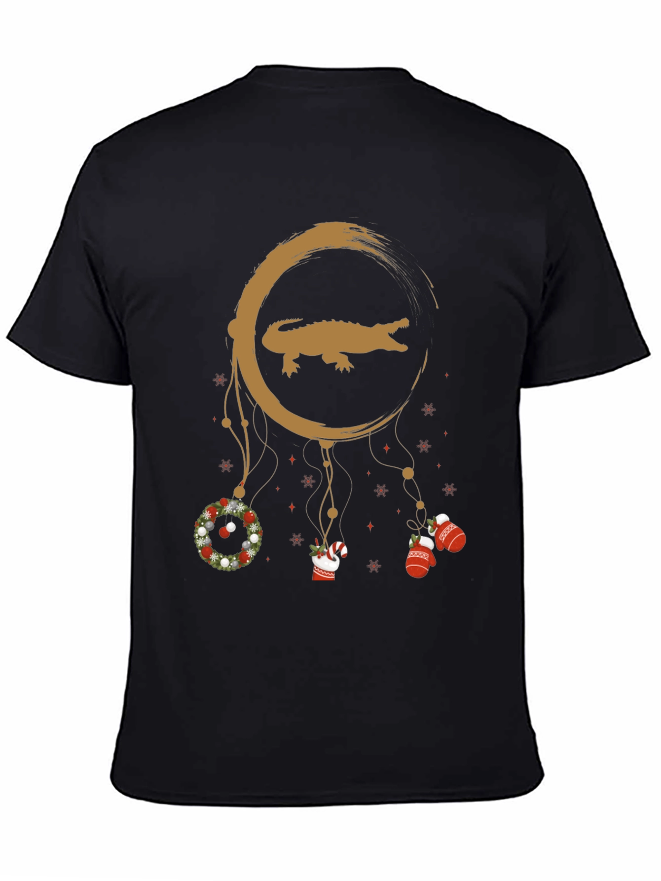 Alligator Christmas Dreamcatcher T-Shirt
