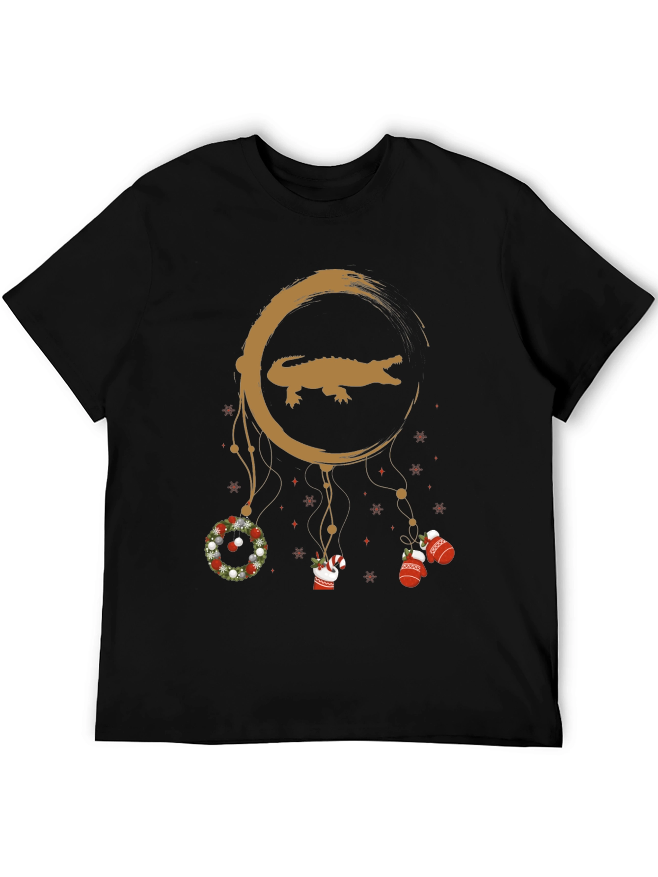 Alligator Christmas Dreamcatcher T-Shirt