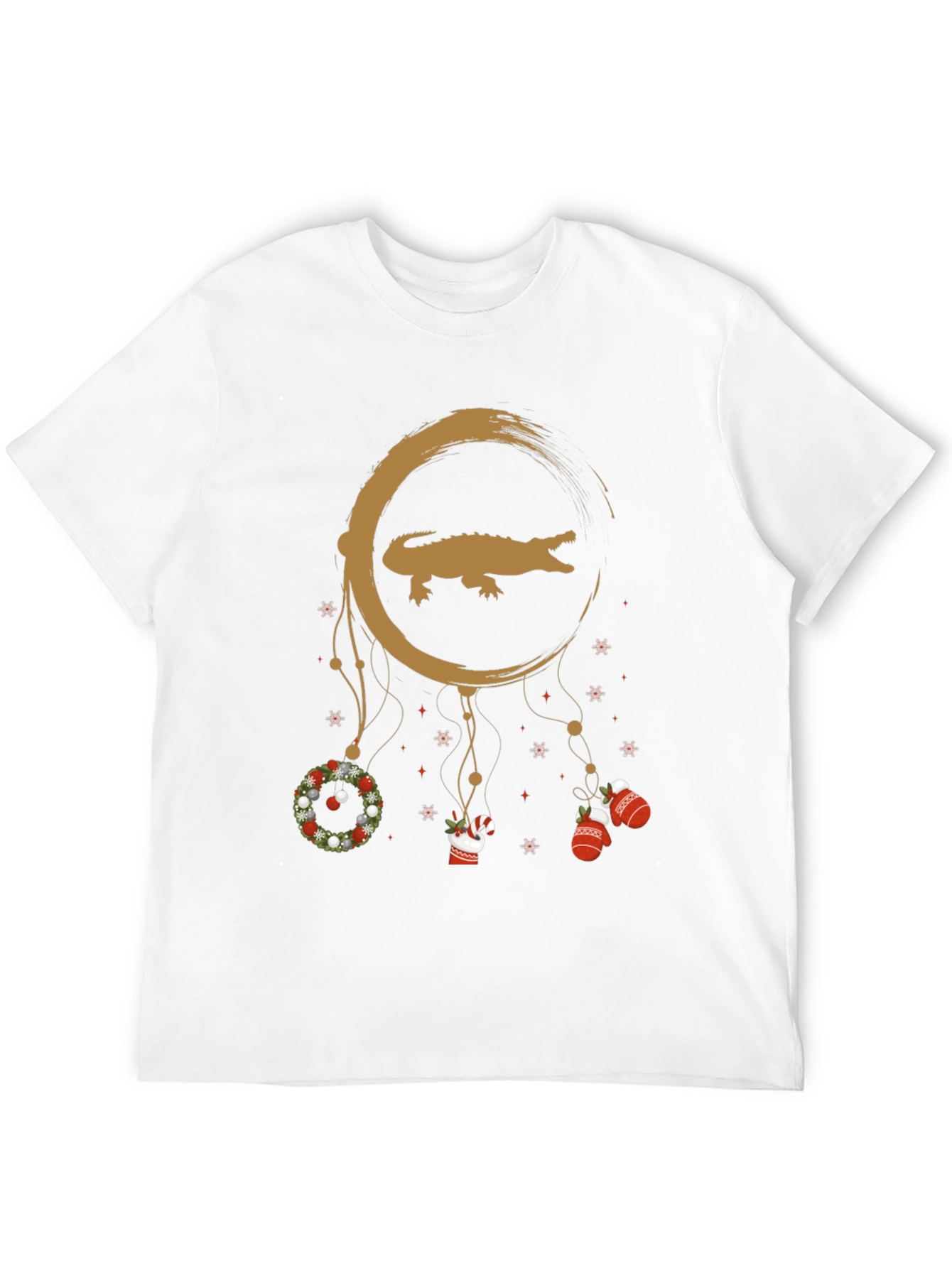 Alligator Christmas Dreamcatcher T-Shirt