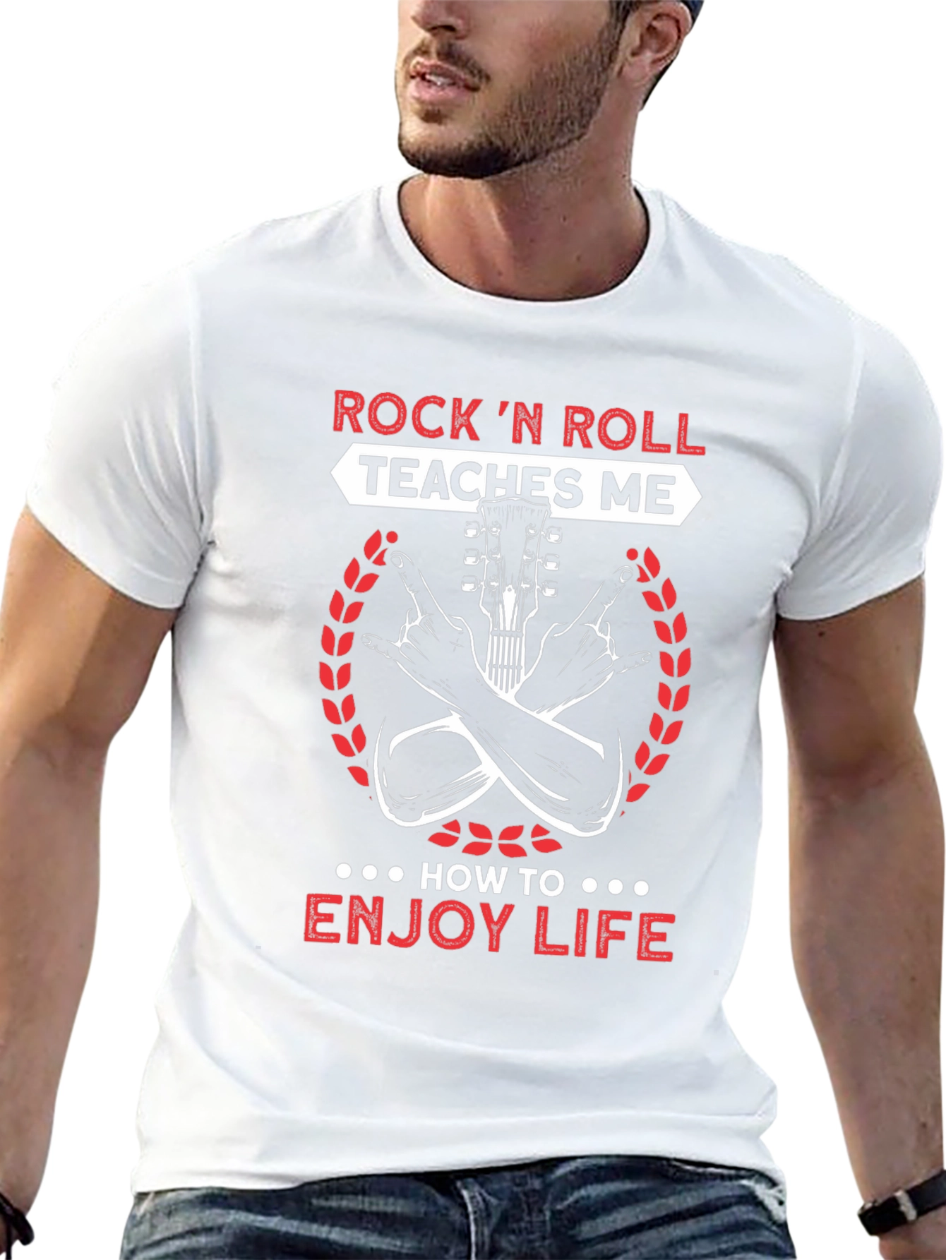 Rock N Roll Teaches Me Graphic Tee