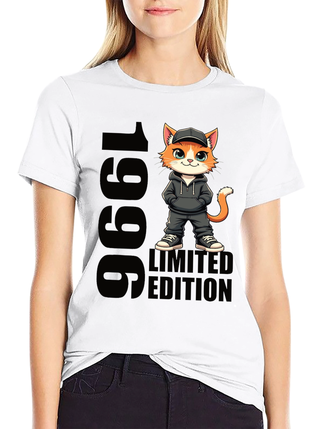 1996 Limited Edition Cat Graphic T-Shirt