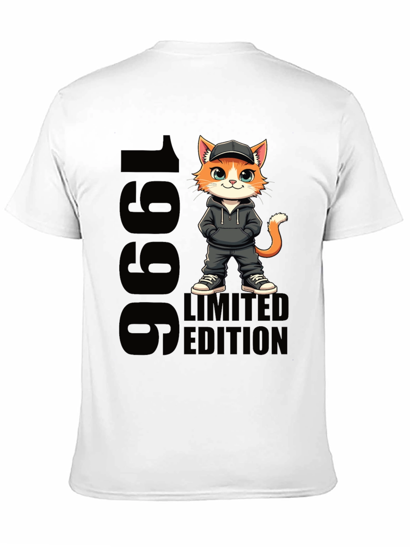 1996 Limited Edition Cat Graphic T-Shirt