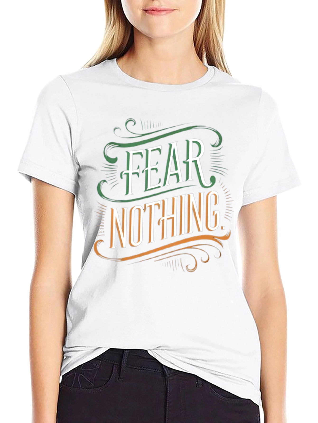 Fear Nothing Graphic Tee - Mens Black T-Shirt