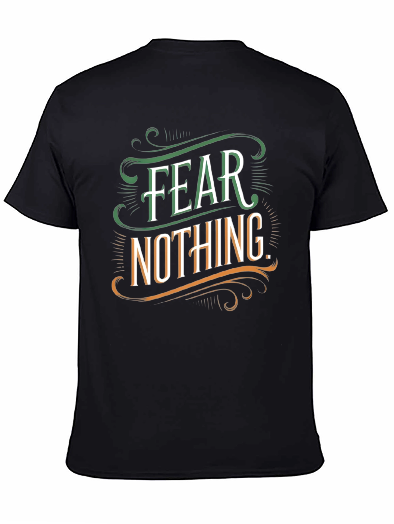 Fear Nothing Graphic Tee - Mens Black T-Shirt