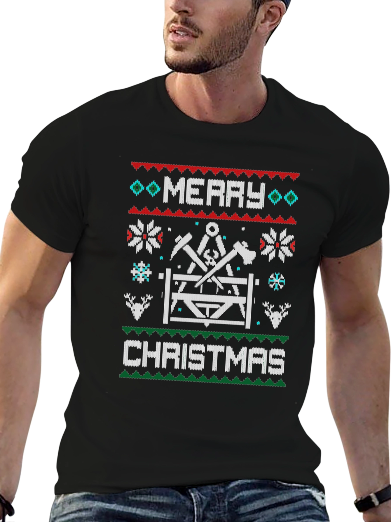 Festive Carpenter Christmas T-Shirt