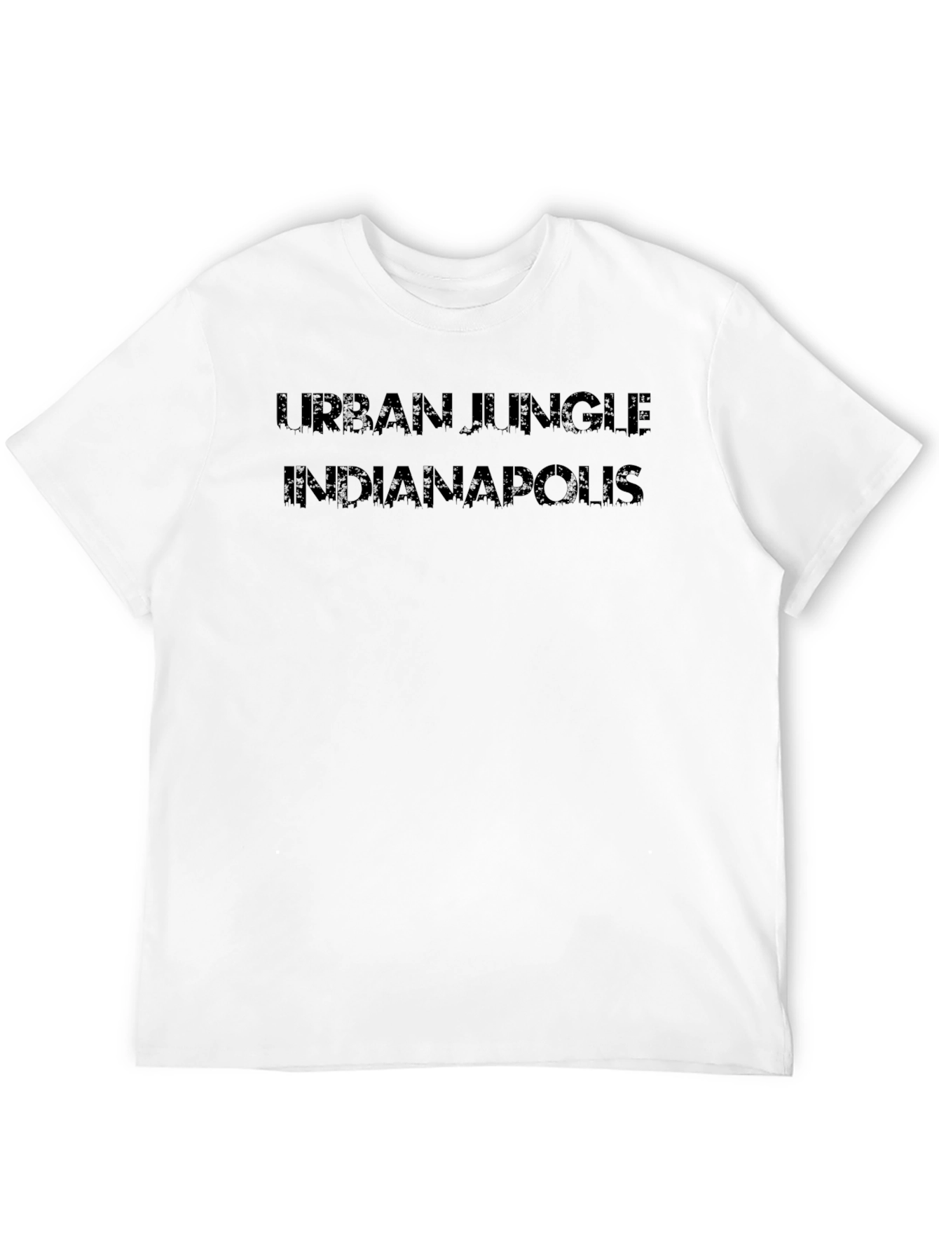 Urban Jungle Indianapolis Black Graphic T-Shirt