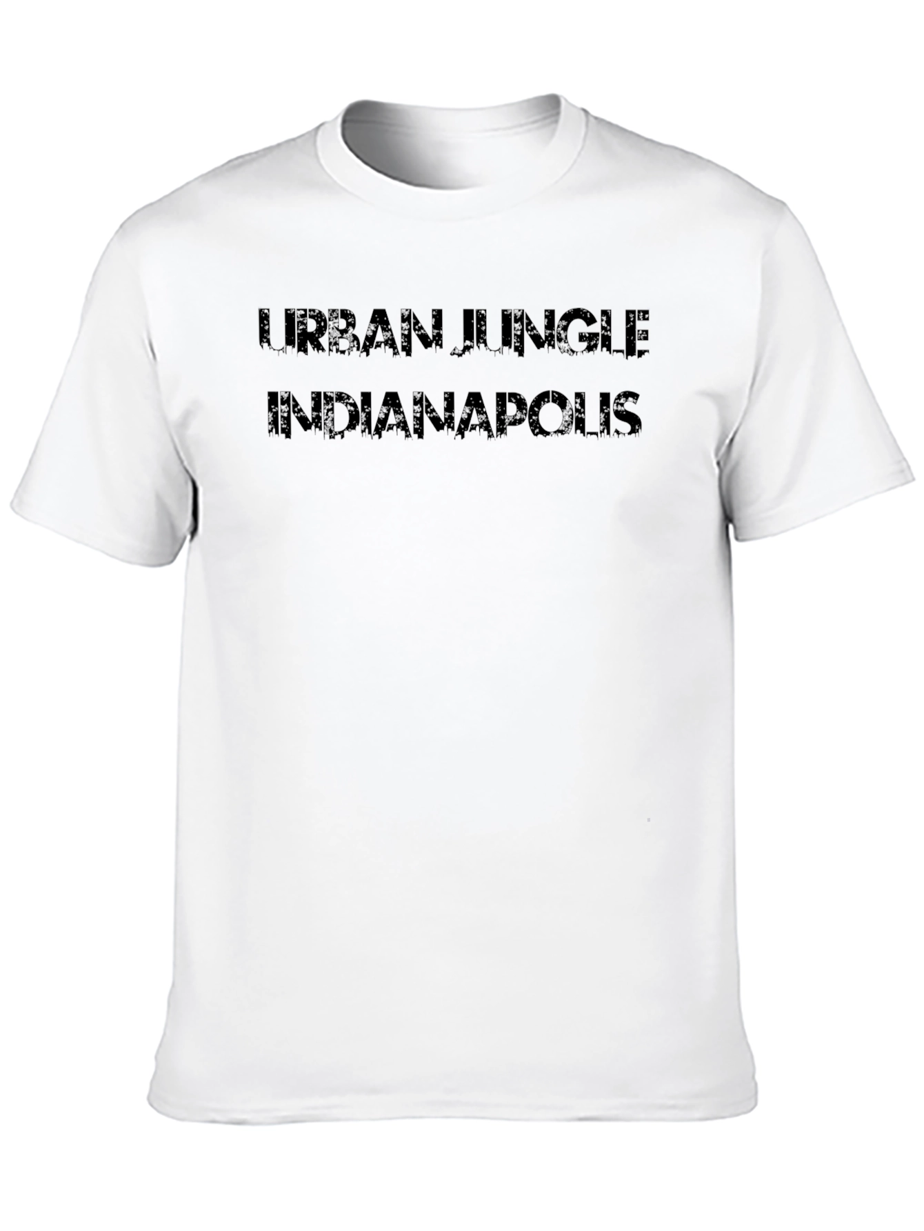 Urban Jungle Indianapolis Black Graphic T-Shirt