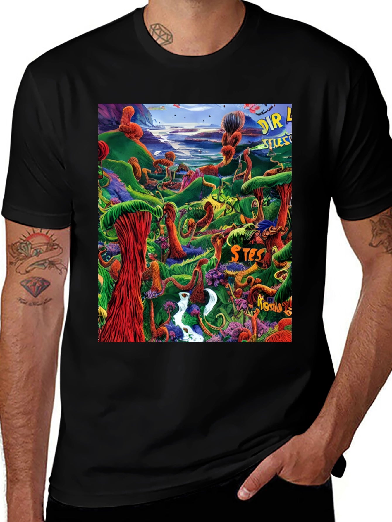 Surreal Landscape Graphic Tee