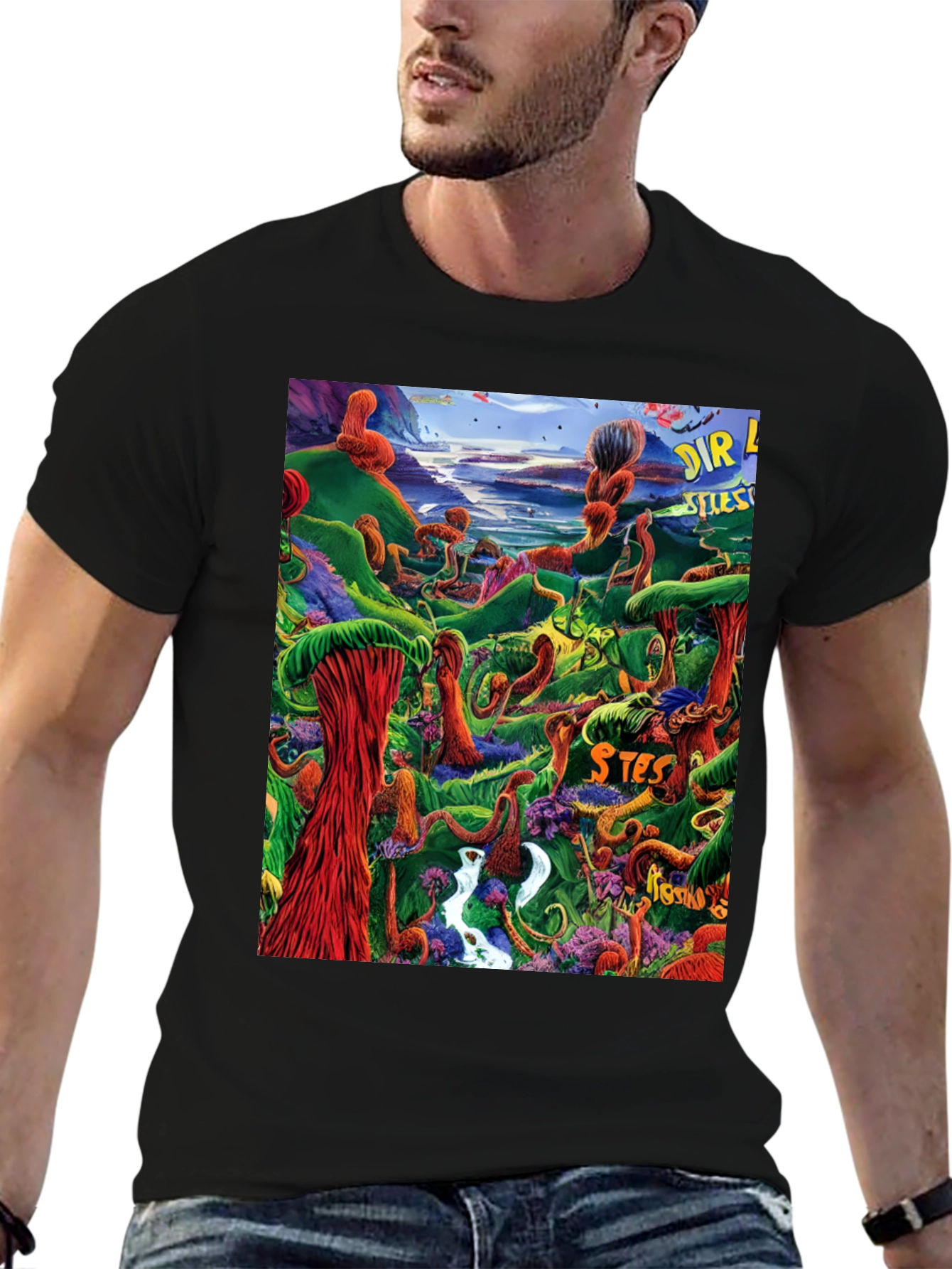Surreal Landscape Graphic Tee