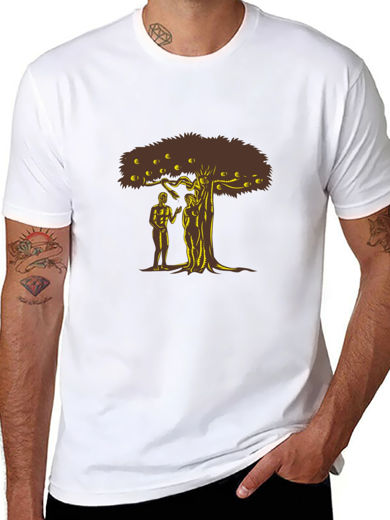 Adam & Eve Tree of Knowledge T-Shirt