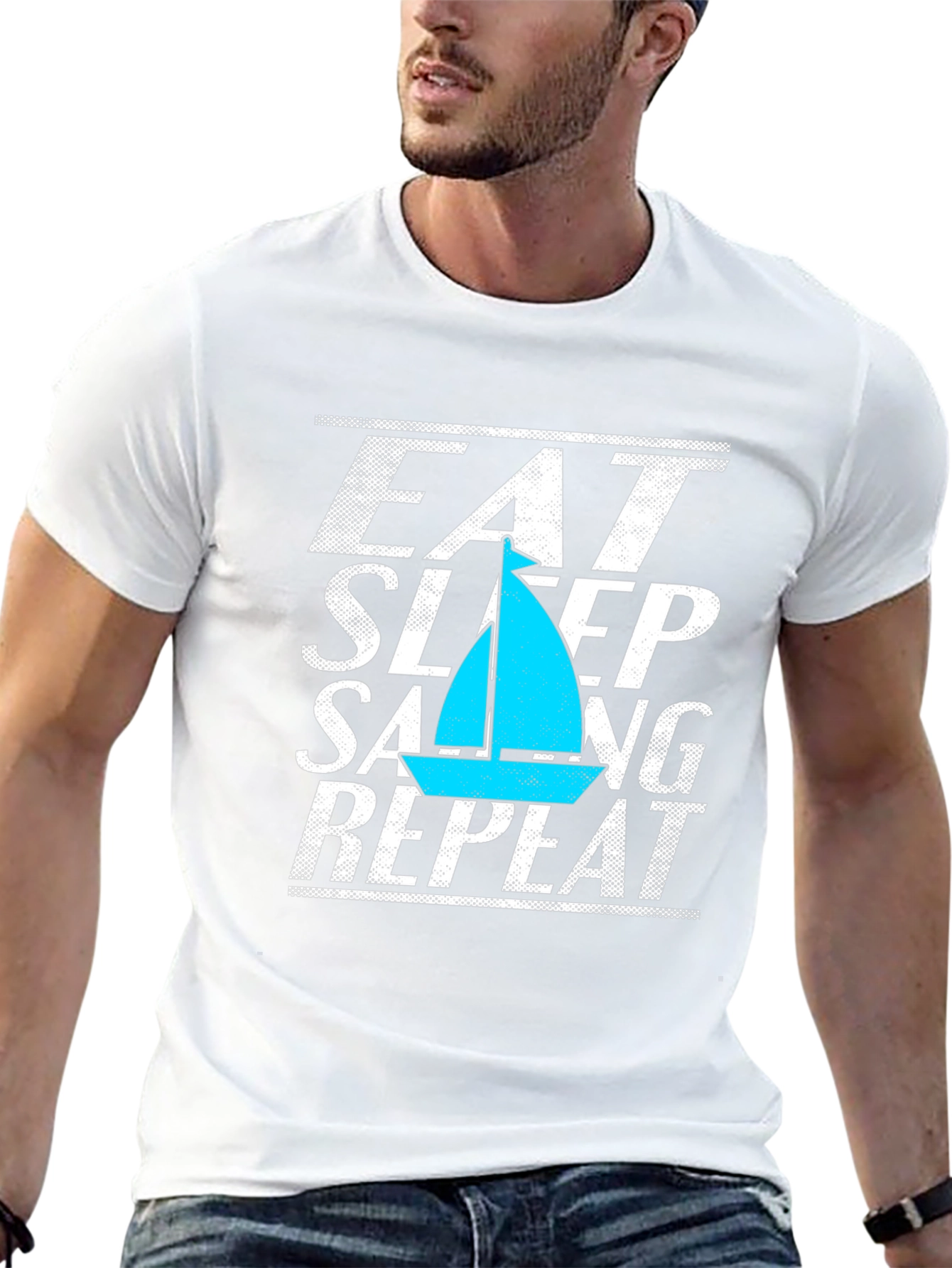 Eat Sleep Sailing Repeat T-Shirt