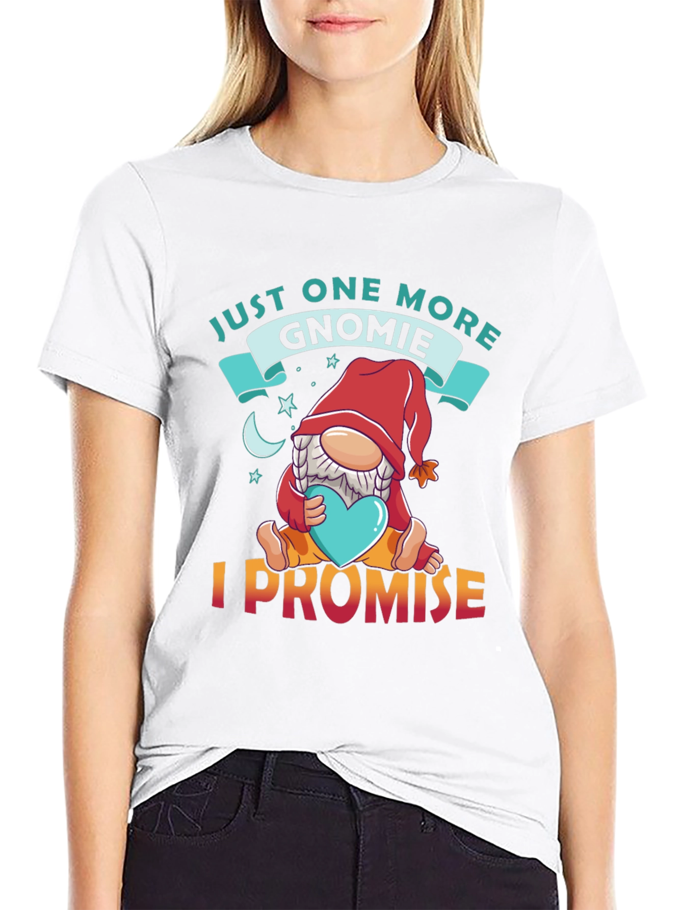 Gnomie Promise T-Shirt - Cute Gnome Lover Tee