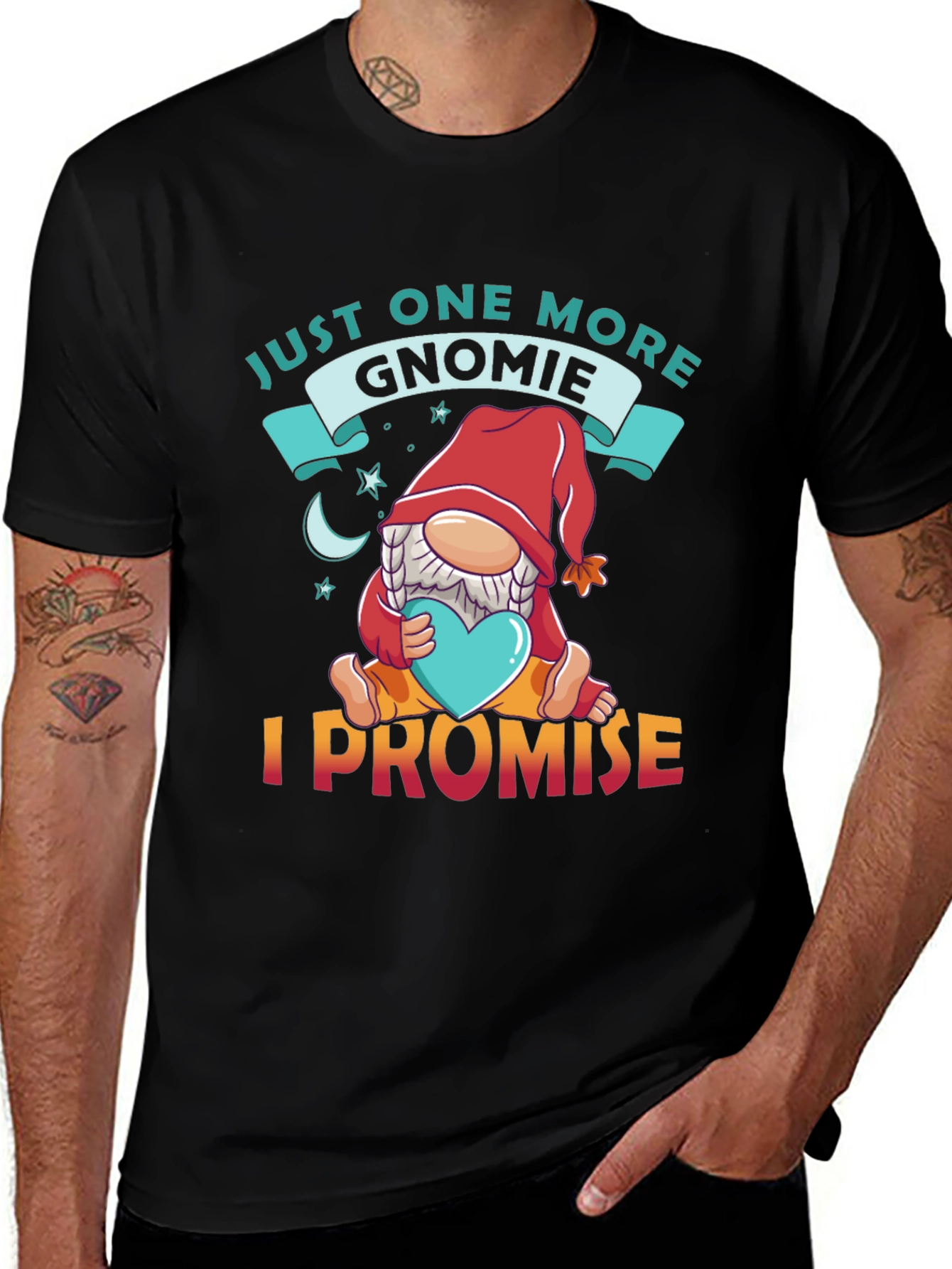 Gnomie Promise T-Shirt - Cute Gnome Lover Tee