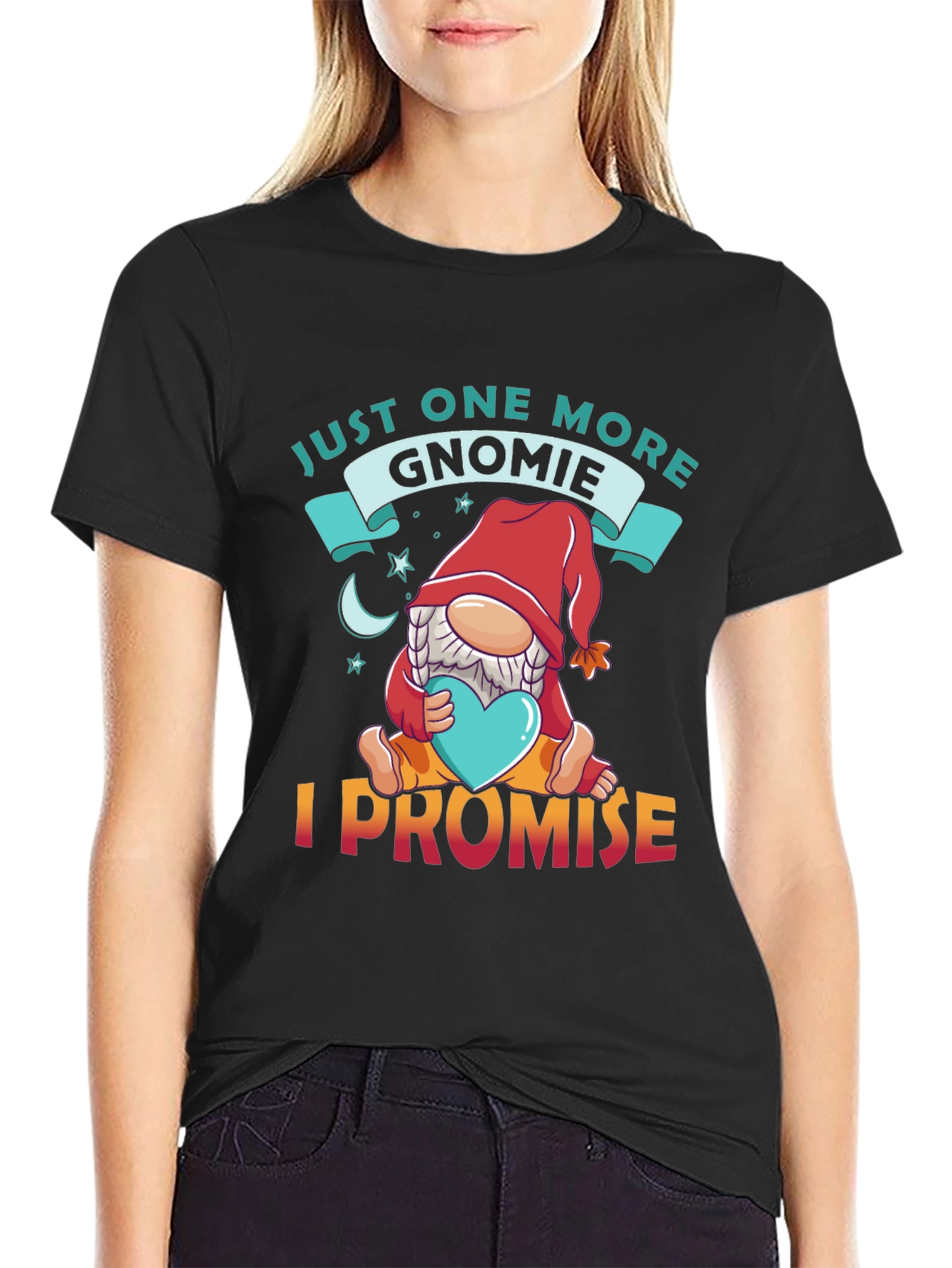 Gnomie Promise T-Shirt - Cute Gnome Lover Tee