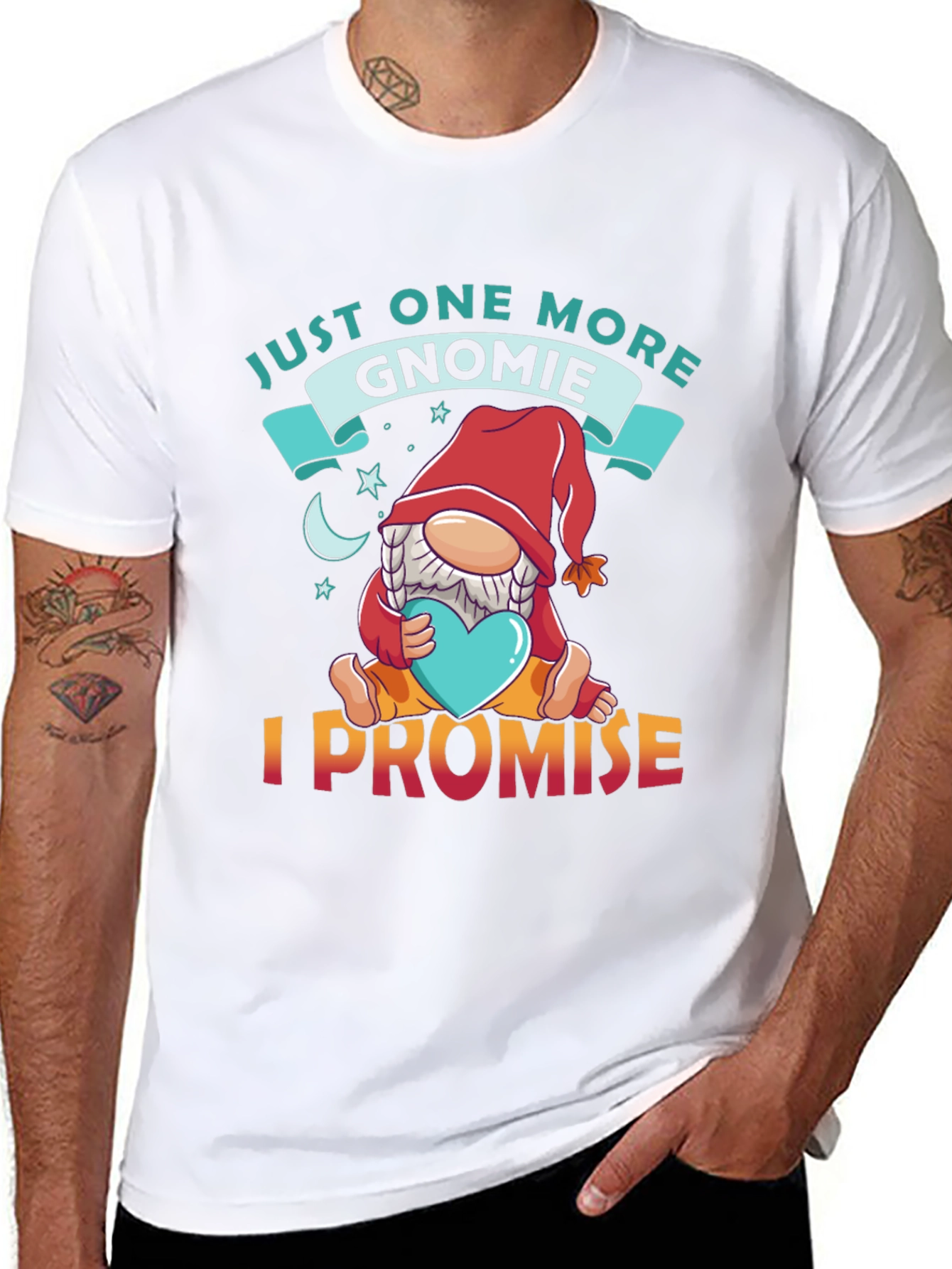Gnomie Promise T-Shirt - Cute Gnome Lover Tee