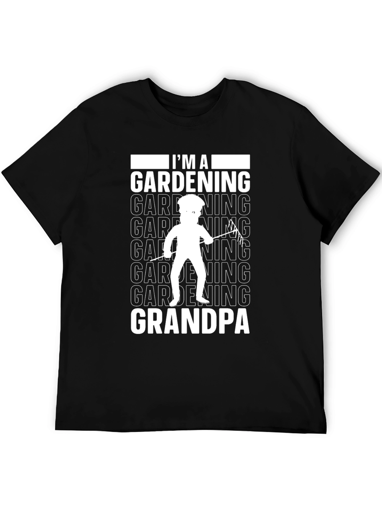 Gardening Grandpa T-Shirt - Black