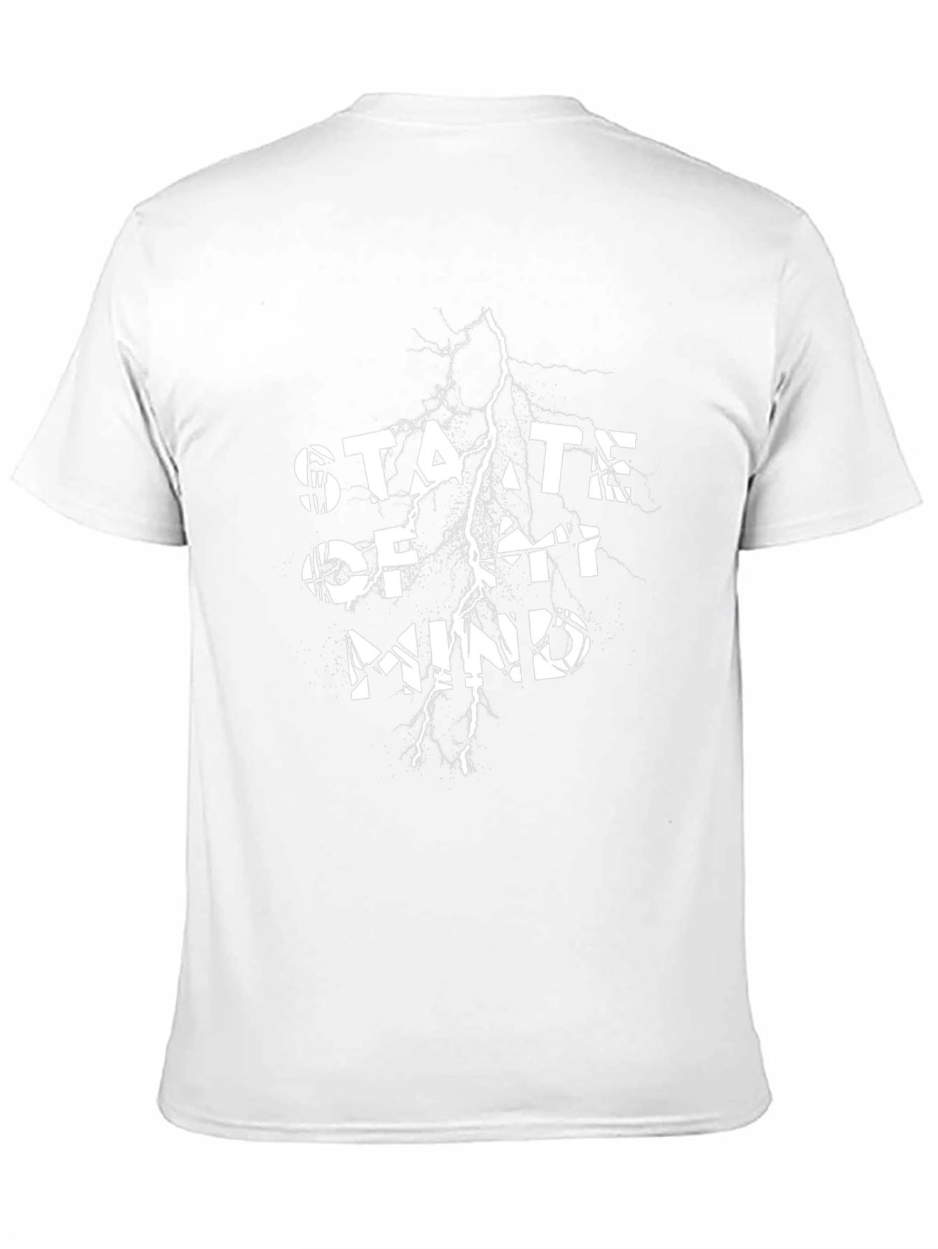 State of Mind Graphic Print Black Tee
