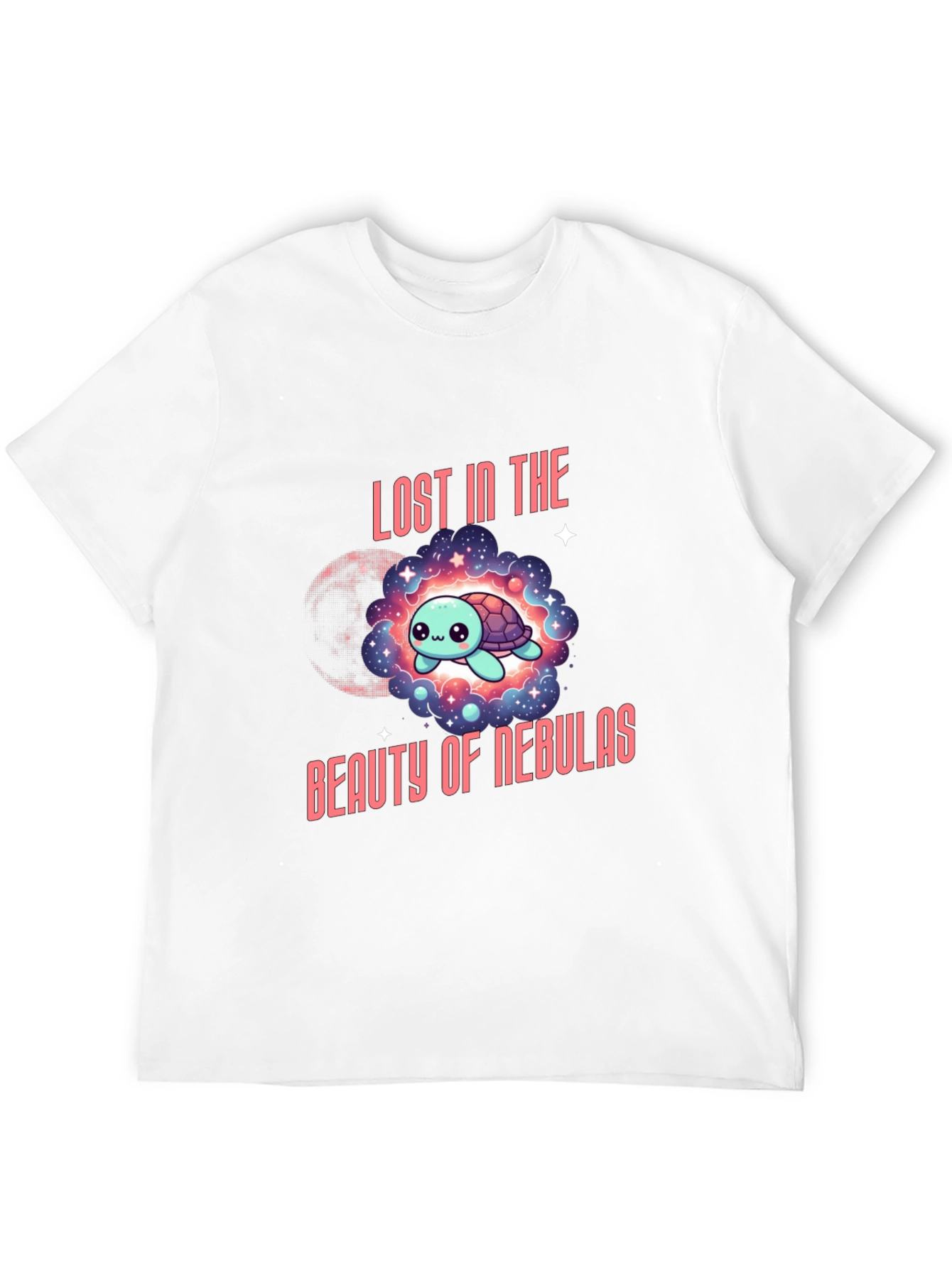 Lost in Nebulas Turtle Graphic T-Shirt
