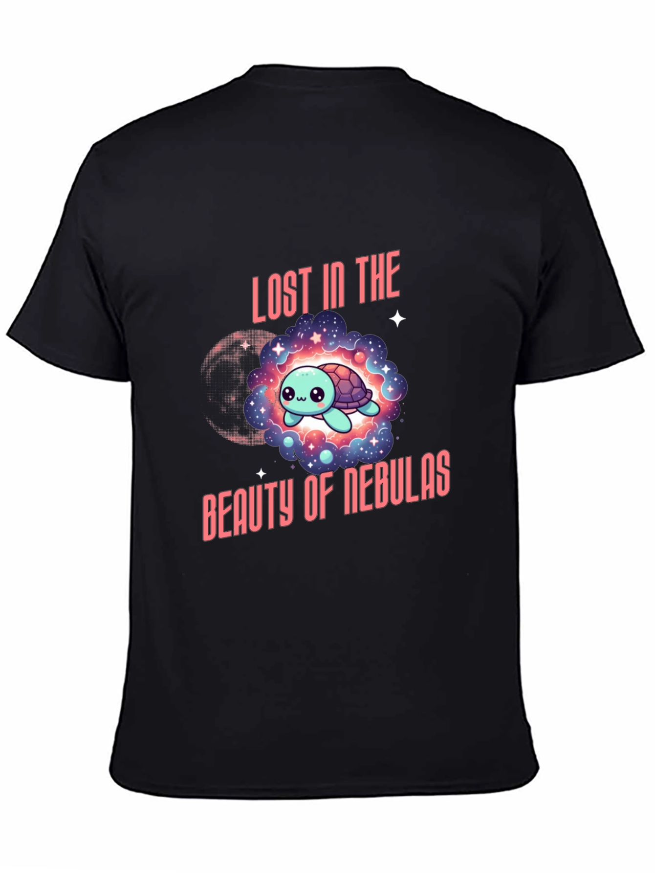 Lost in Nebulas Turtle Graphic T-Shirt