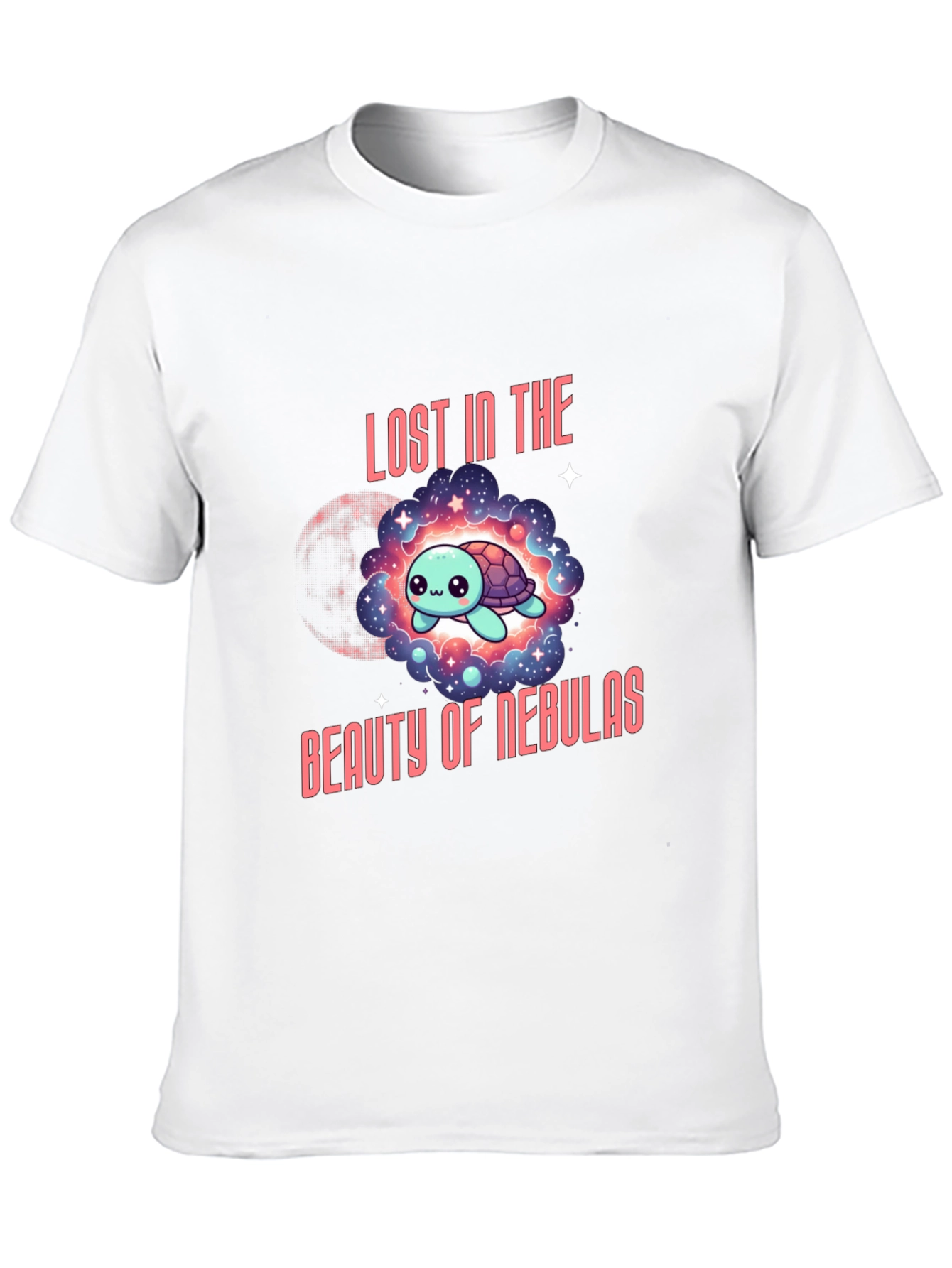 Lost in Nebulas Turtle Graphic T-Shirt
