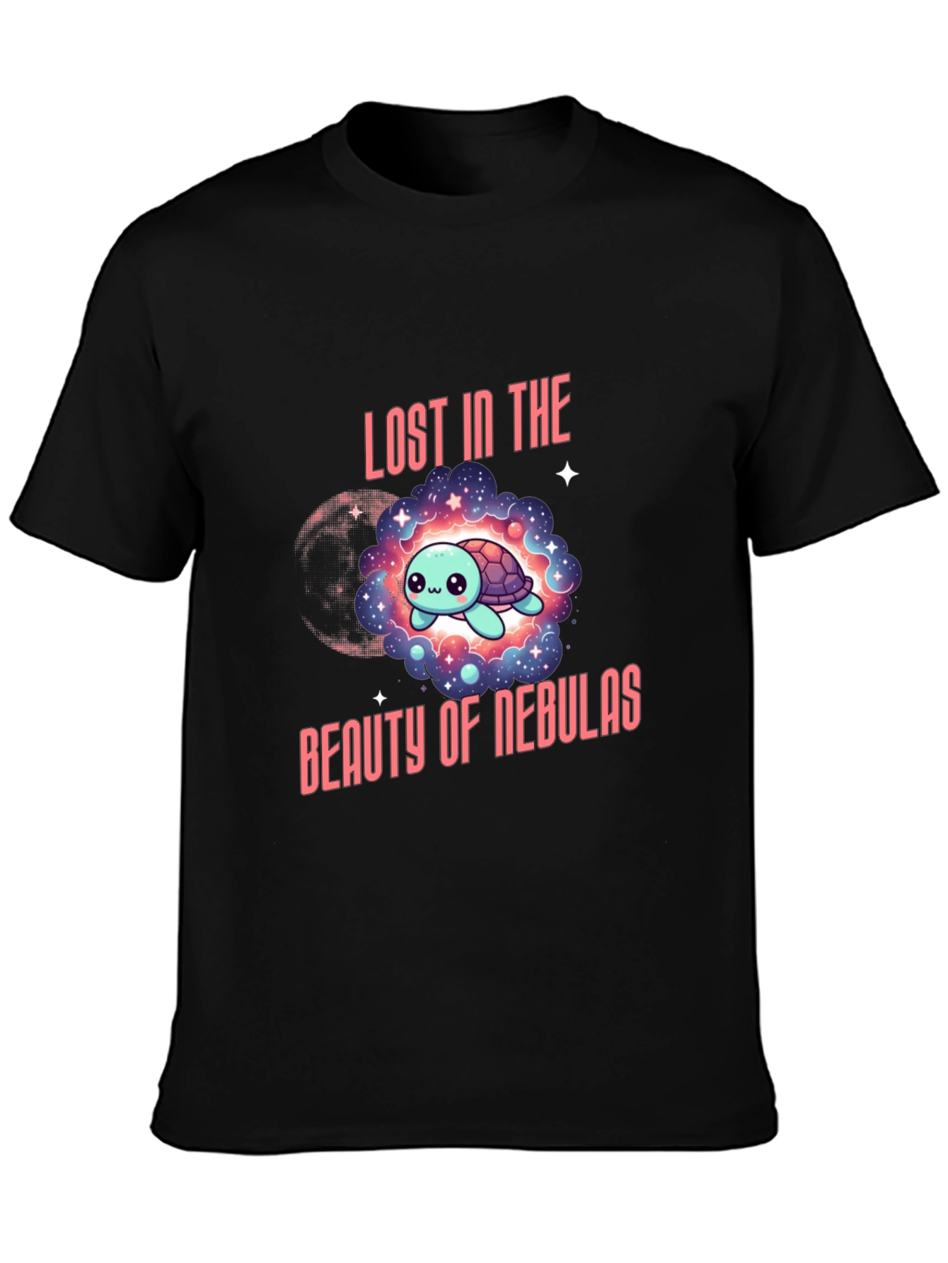 Lost in Nebulas Turtle Graphic T-Shirt