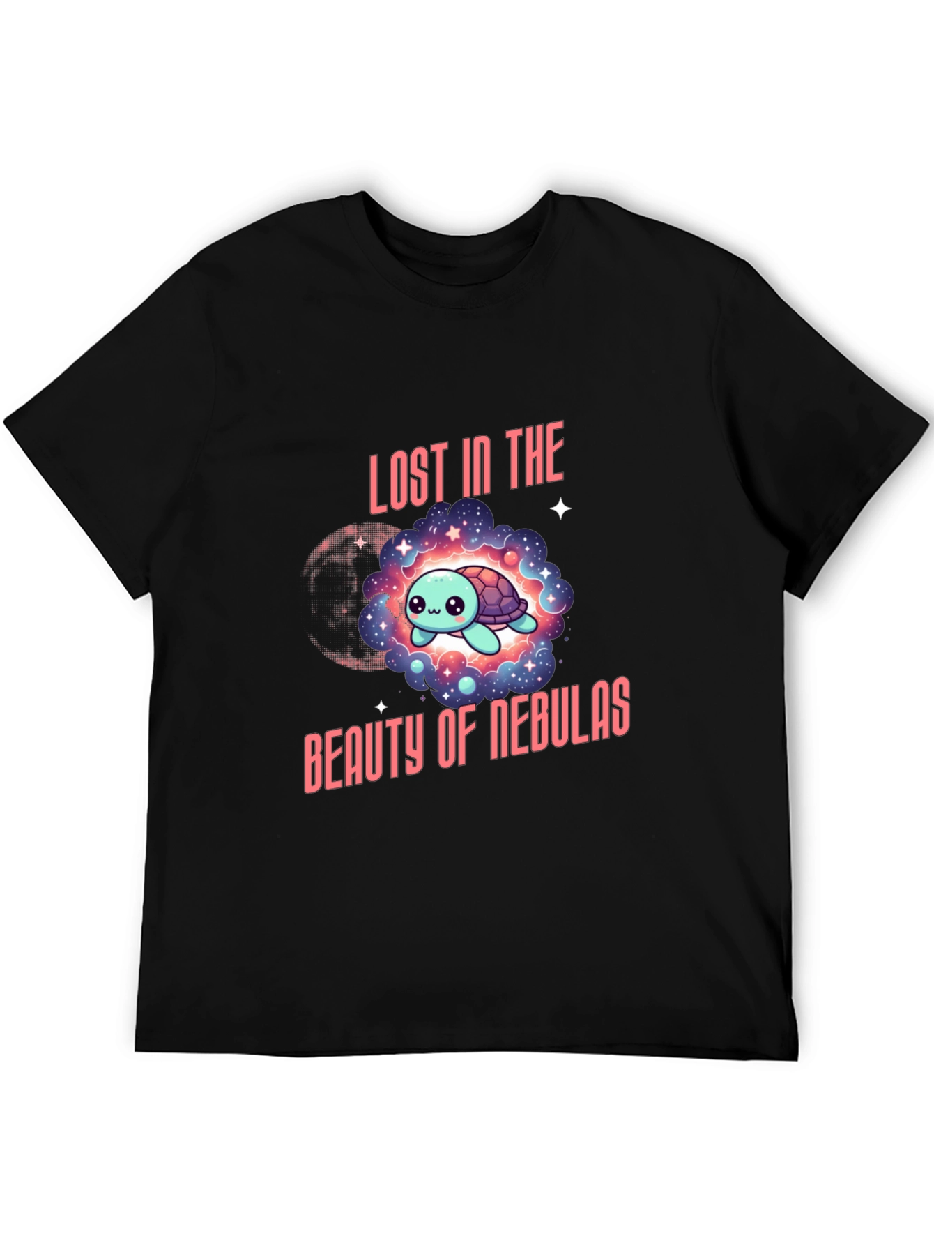 Lost in Nebulas Turtle Graphic T-Shirt