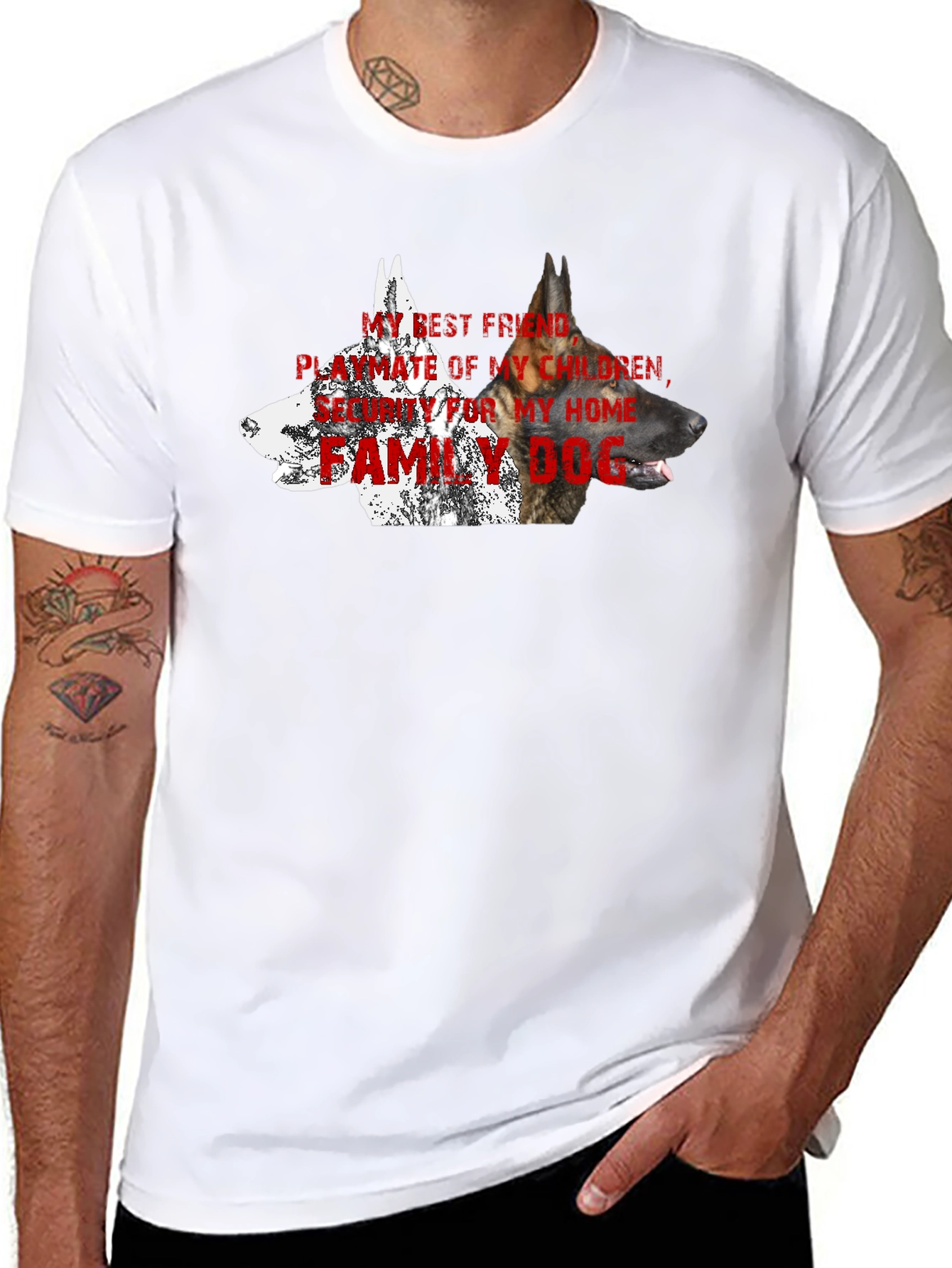 Family Dog T-Shirt: German Shepherd Tee