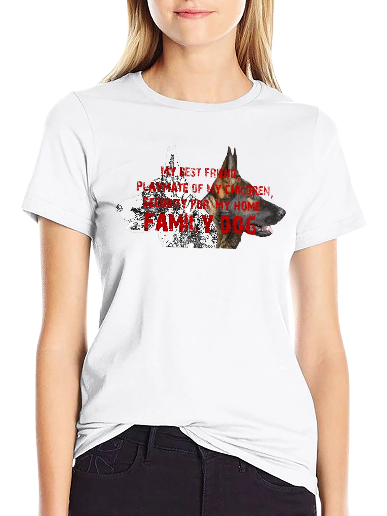 Family Dog T-Shirt: German Shepherd Tee
