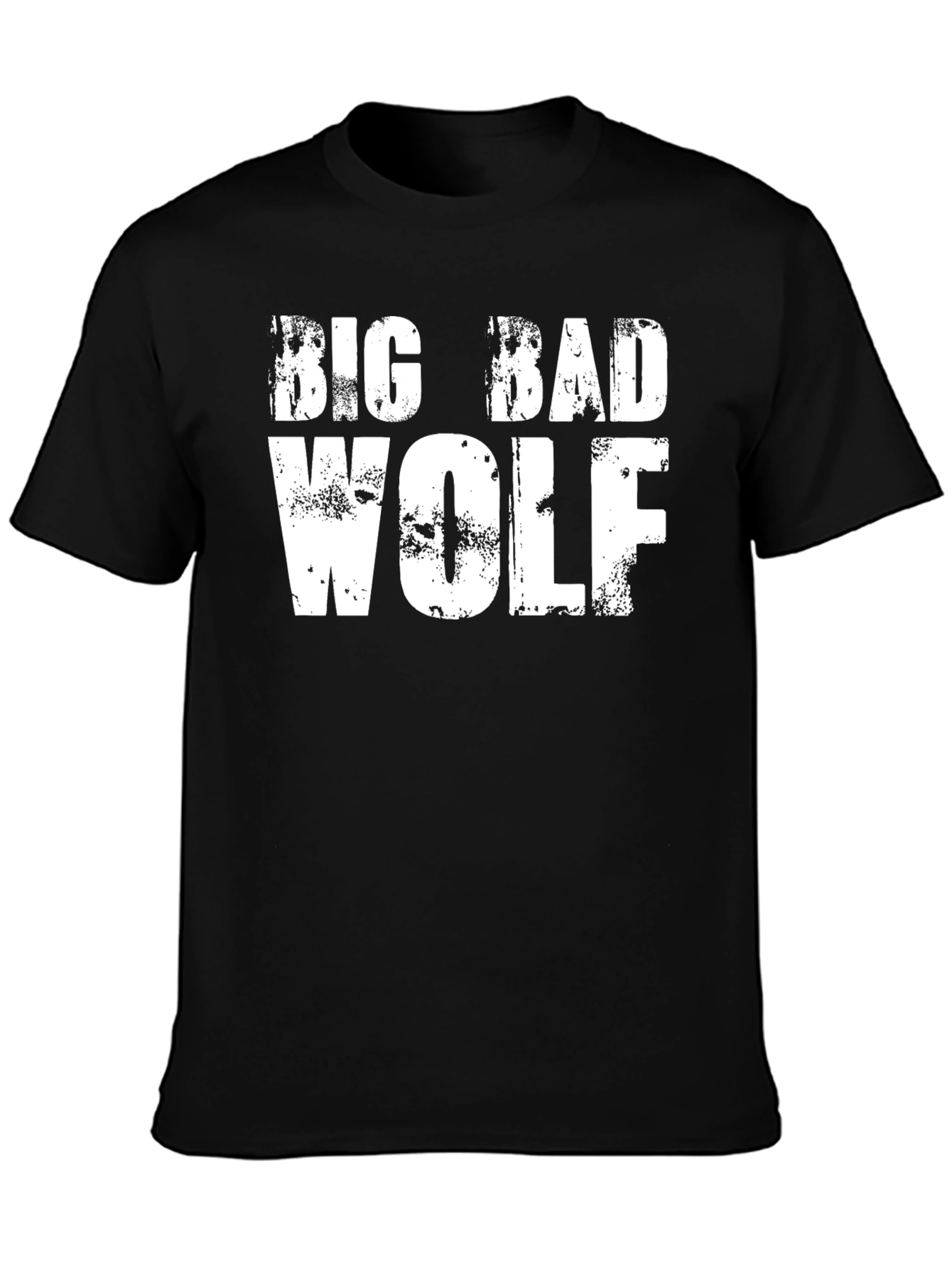 Big Bad Wolf Graphic Print T-Shirt