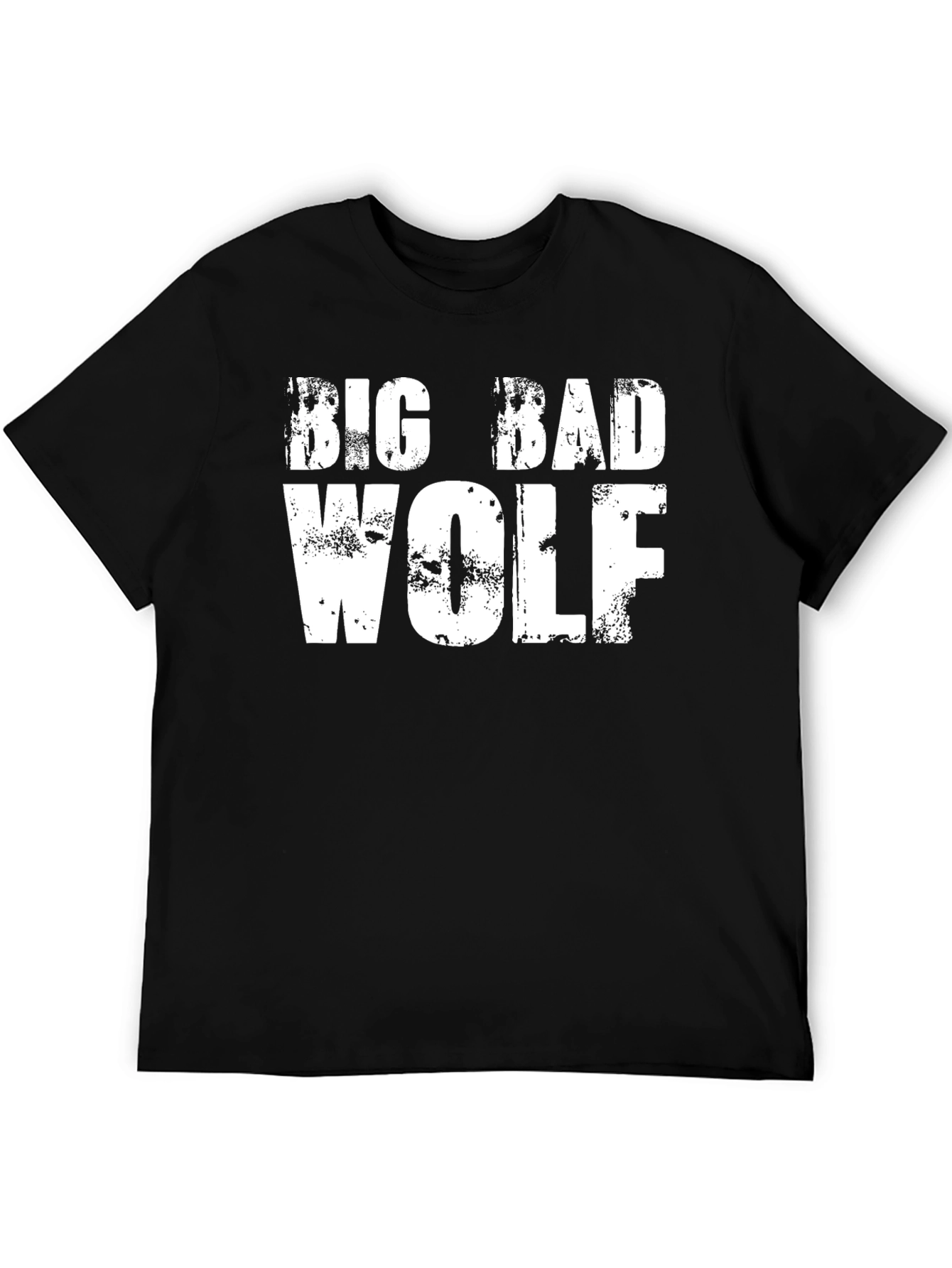 Big Bad Wolf Graphic Print T-Shirt