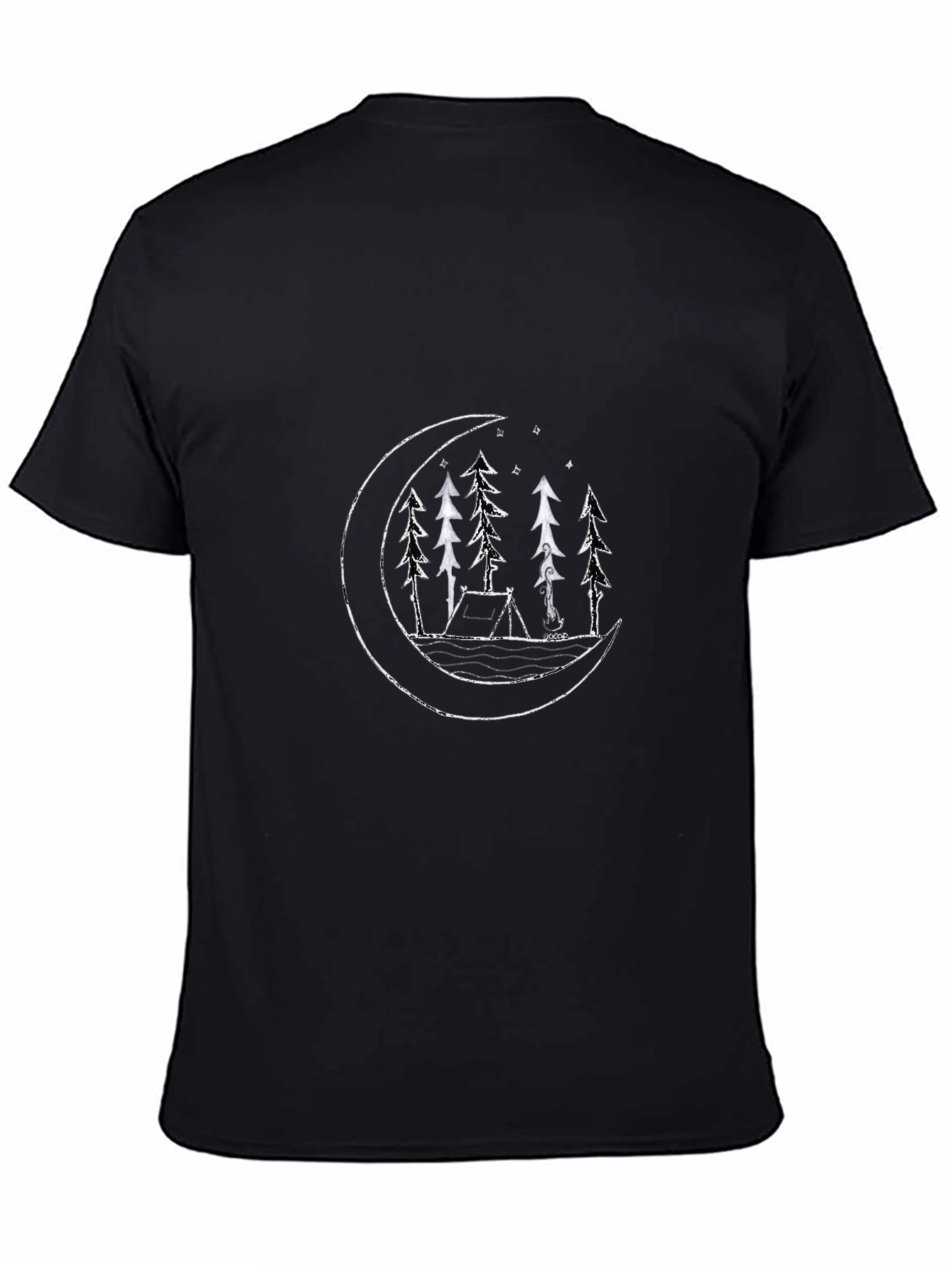 Camping Under the Moon Graphic Tee