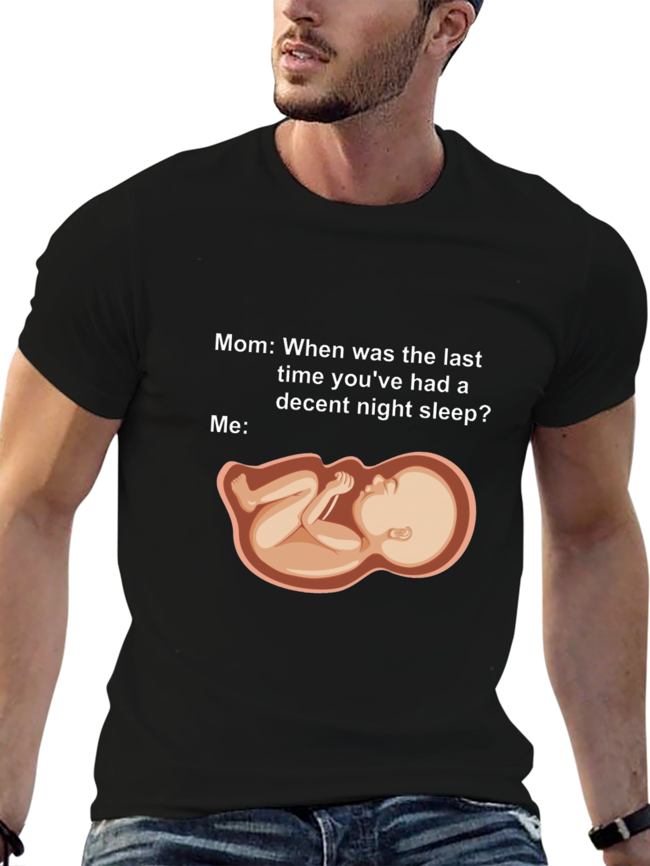 Humorous Pregnancy Sleeplessness T-Shirt