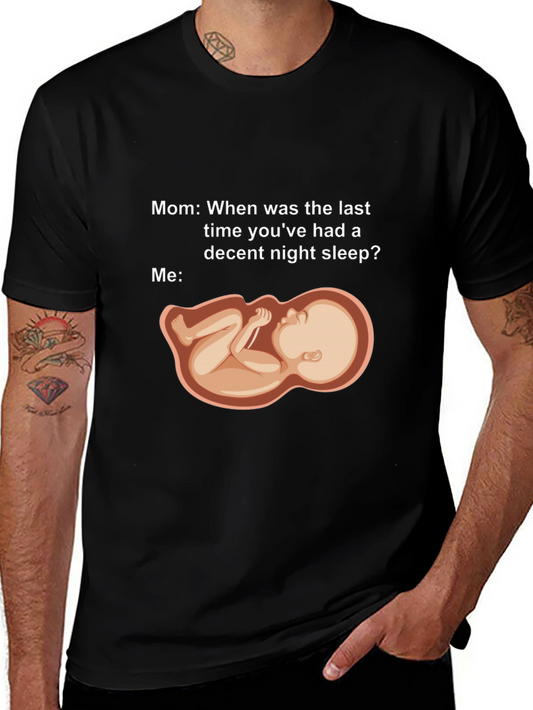 Humorous Pregnancy Sleeplessness T-Shirt