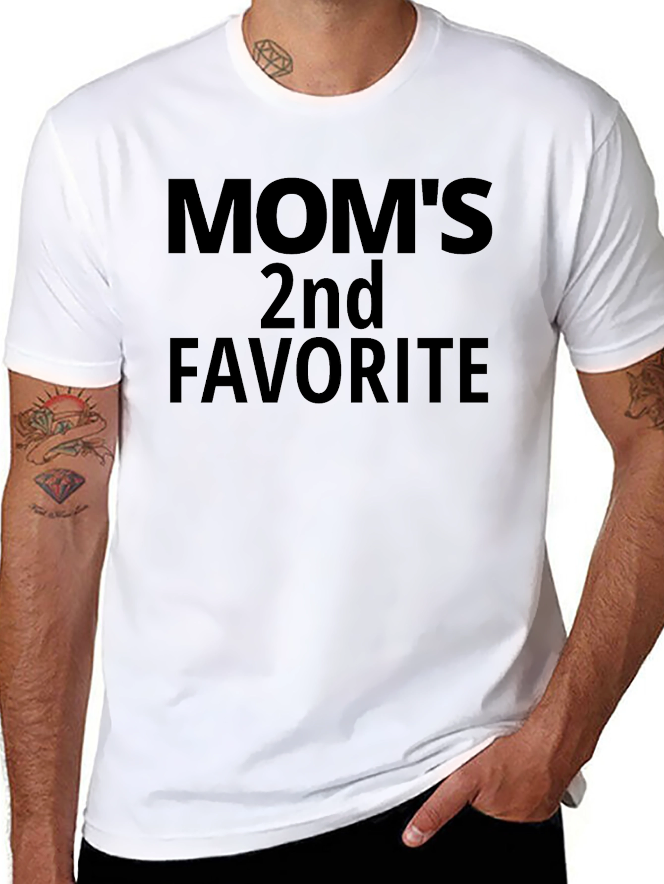 Moms 2nd Favorite T-Shirt Funny Gift